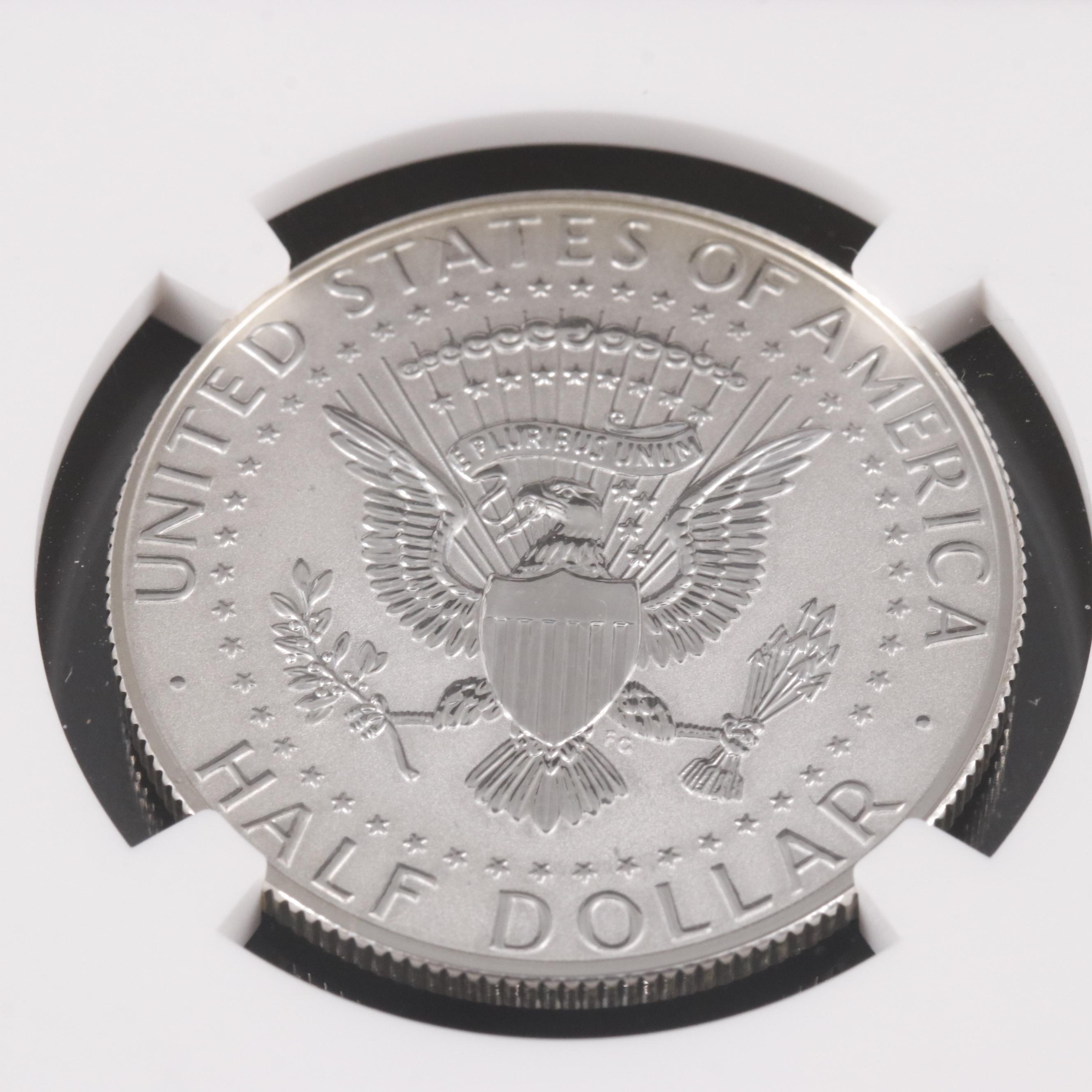 NGC PF69 Reverse Proof 2018-S Kennedy Half Dollar