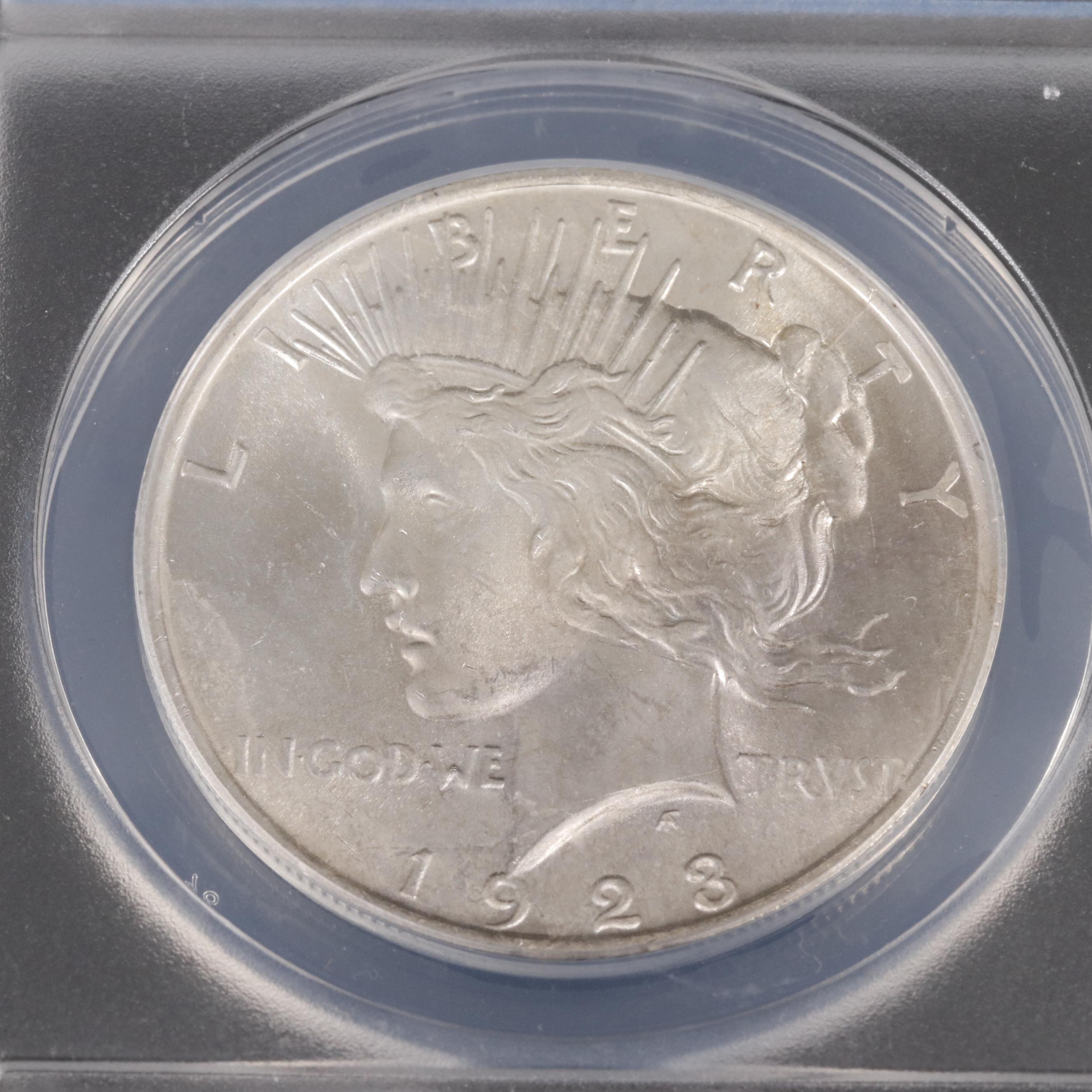 ANACS MS64 1923-S Peace Silver Dollar