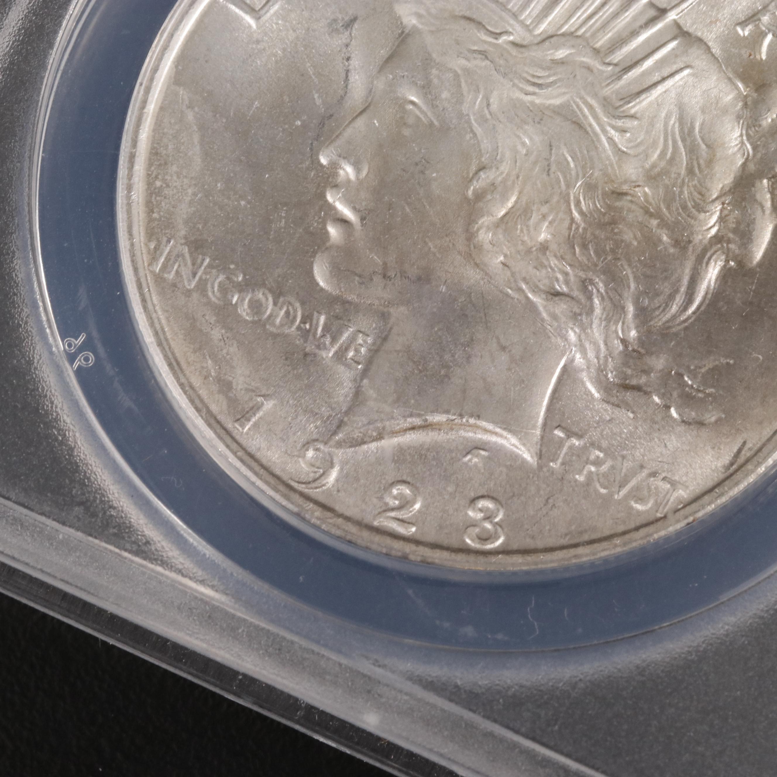 ANACS MS64 1923-S Peace Silver Dollar
