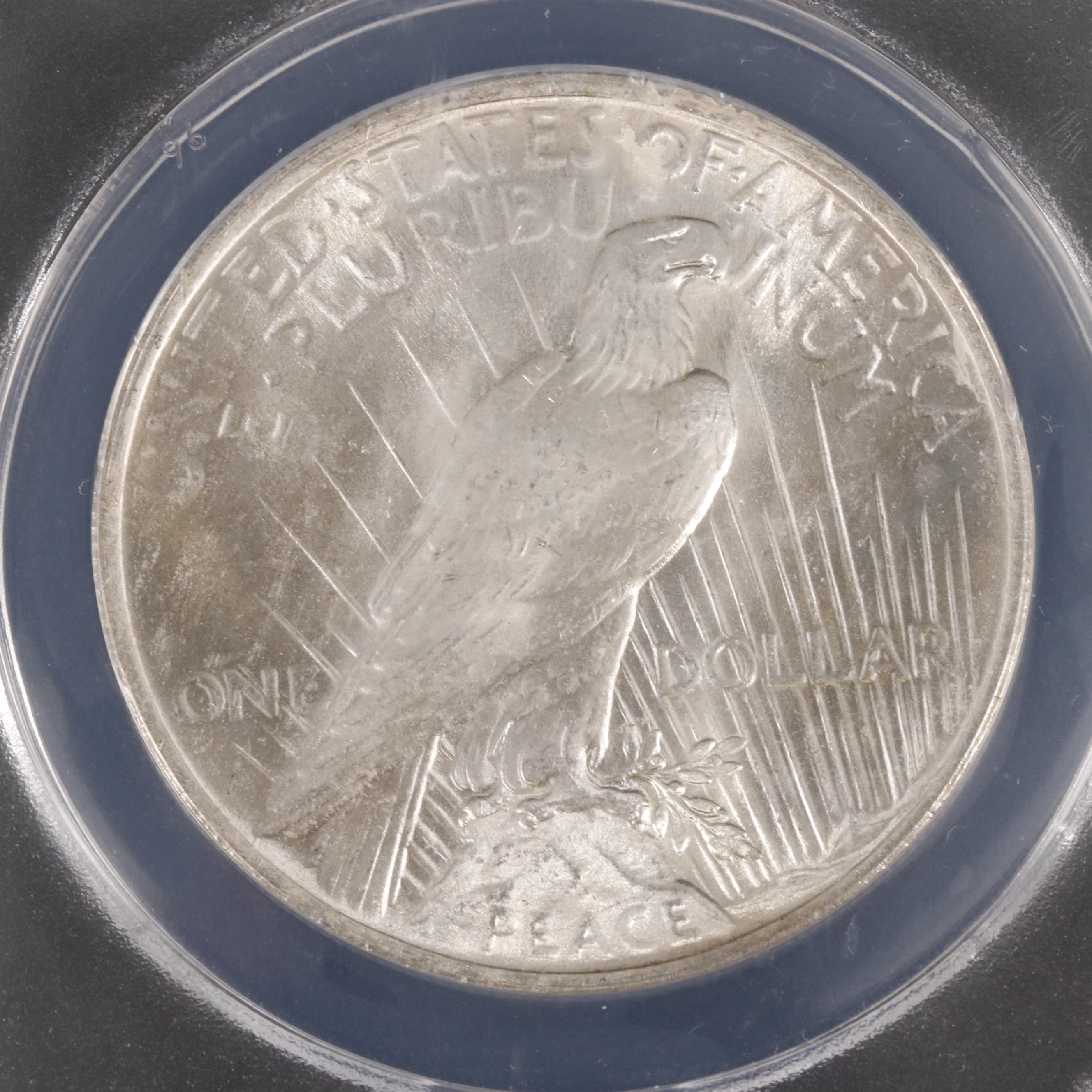 ANACS MS64 1923-S Peace Silver Dollar
