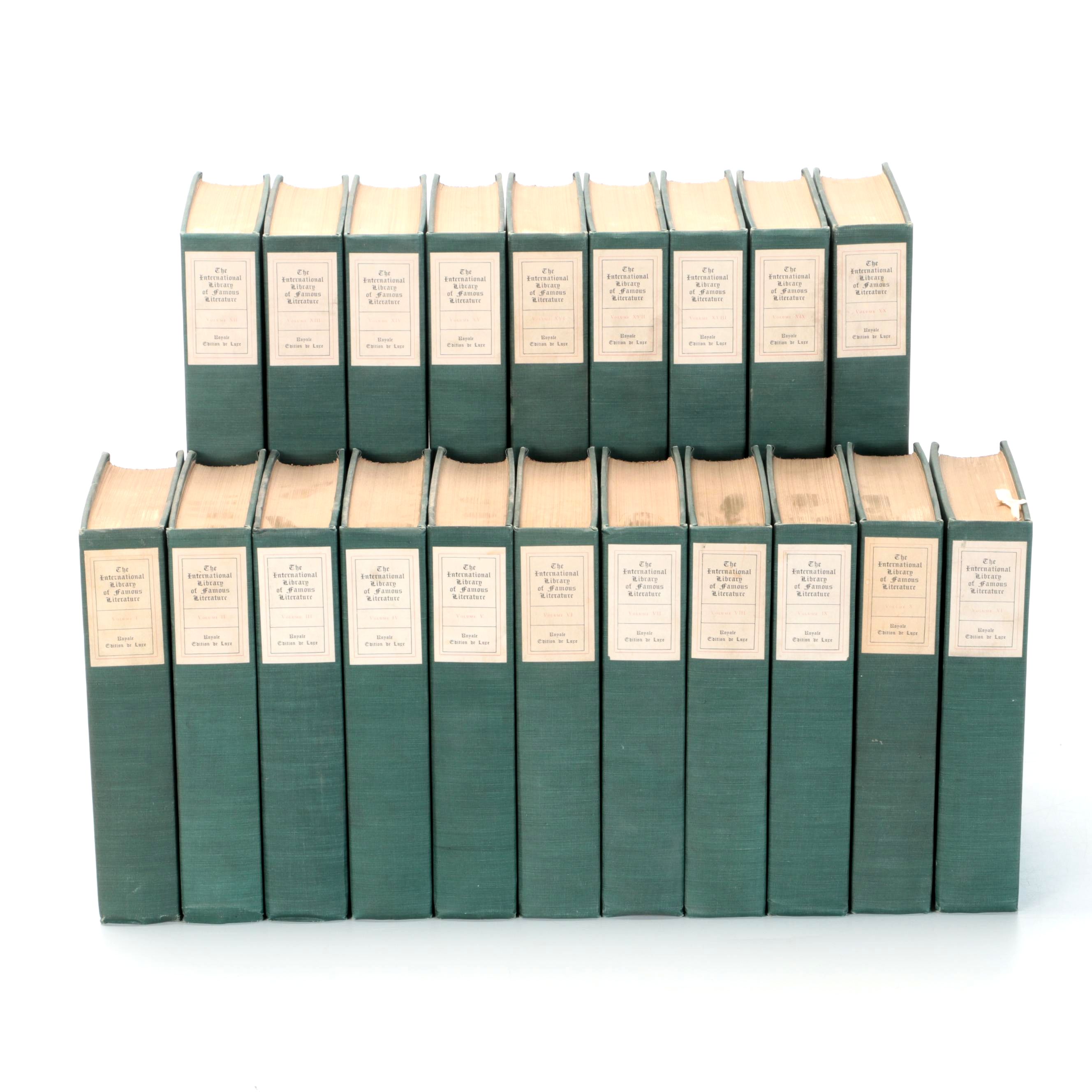 "The International Library of Famous Literature" Twenty-Volume Set, 1898