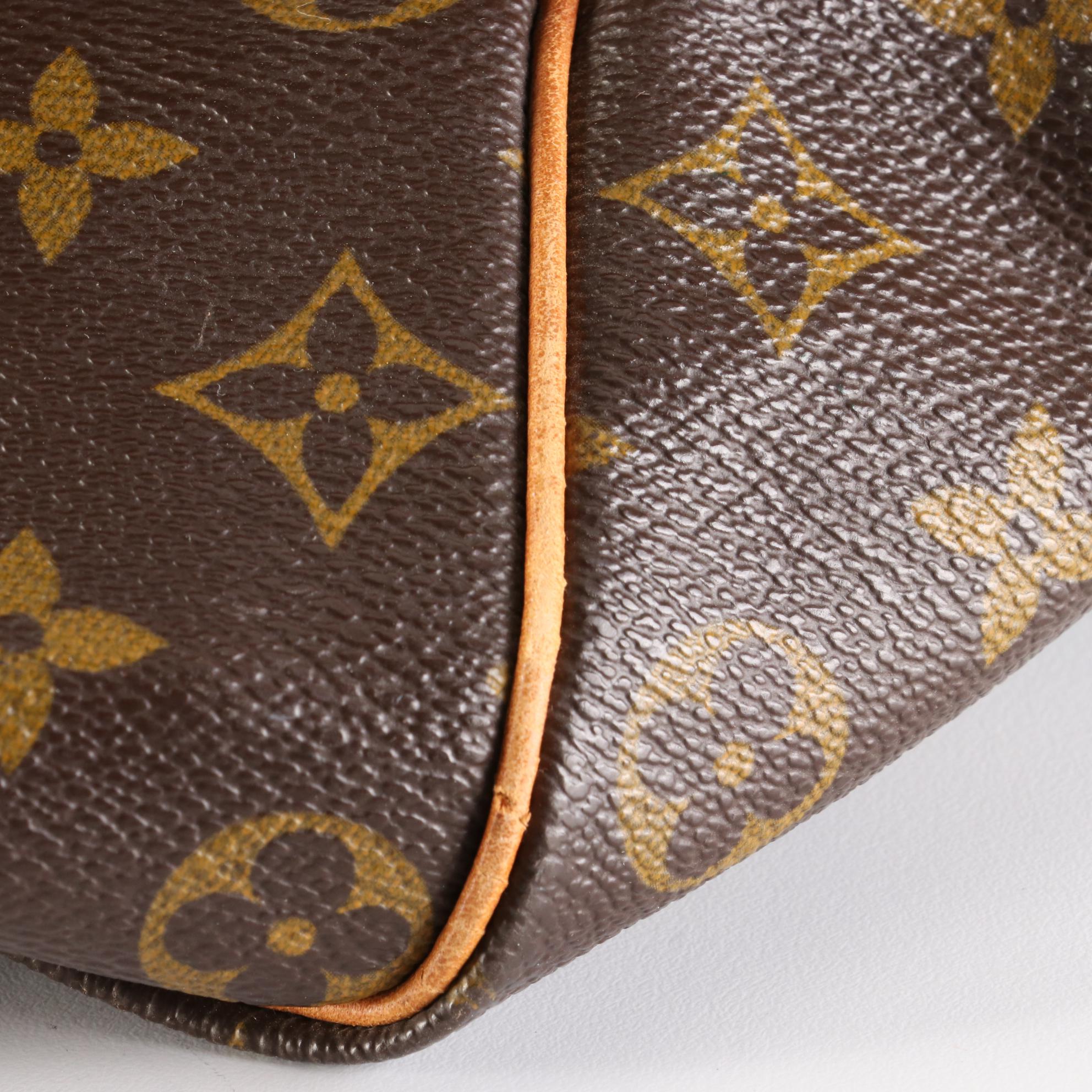 Louis Vuitton Speedy 35 in Monogram Canvas and Vachetta Leather