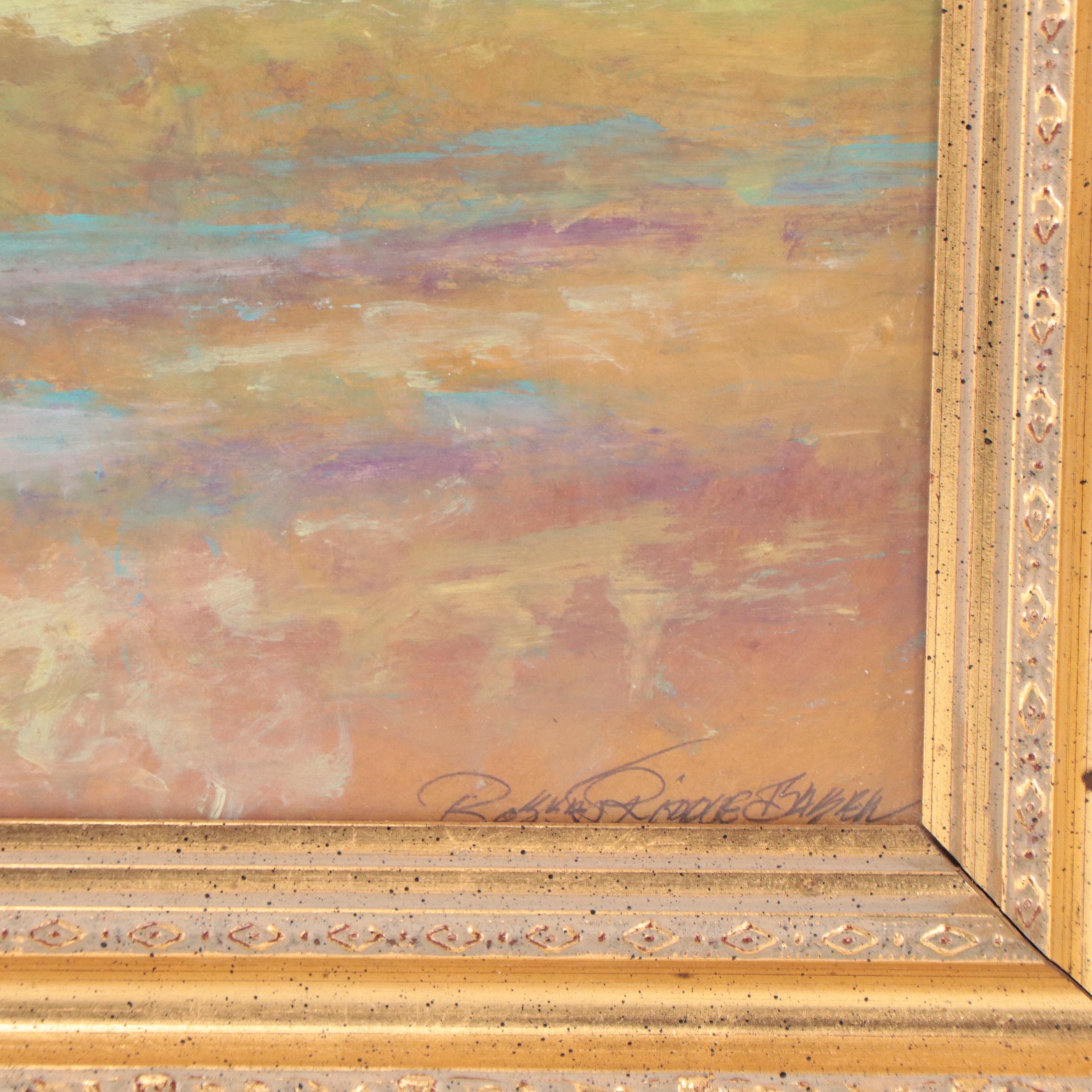 Robert Riddle-Baker Acrylic Painting "Sunny Marsh," 2023