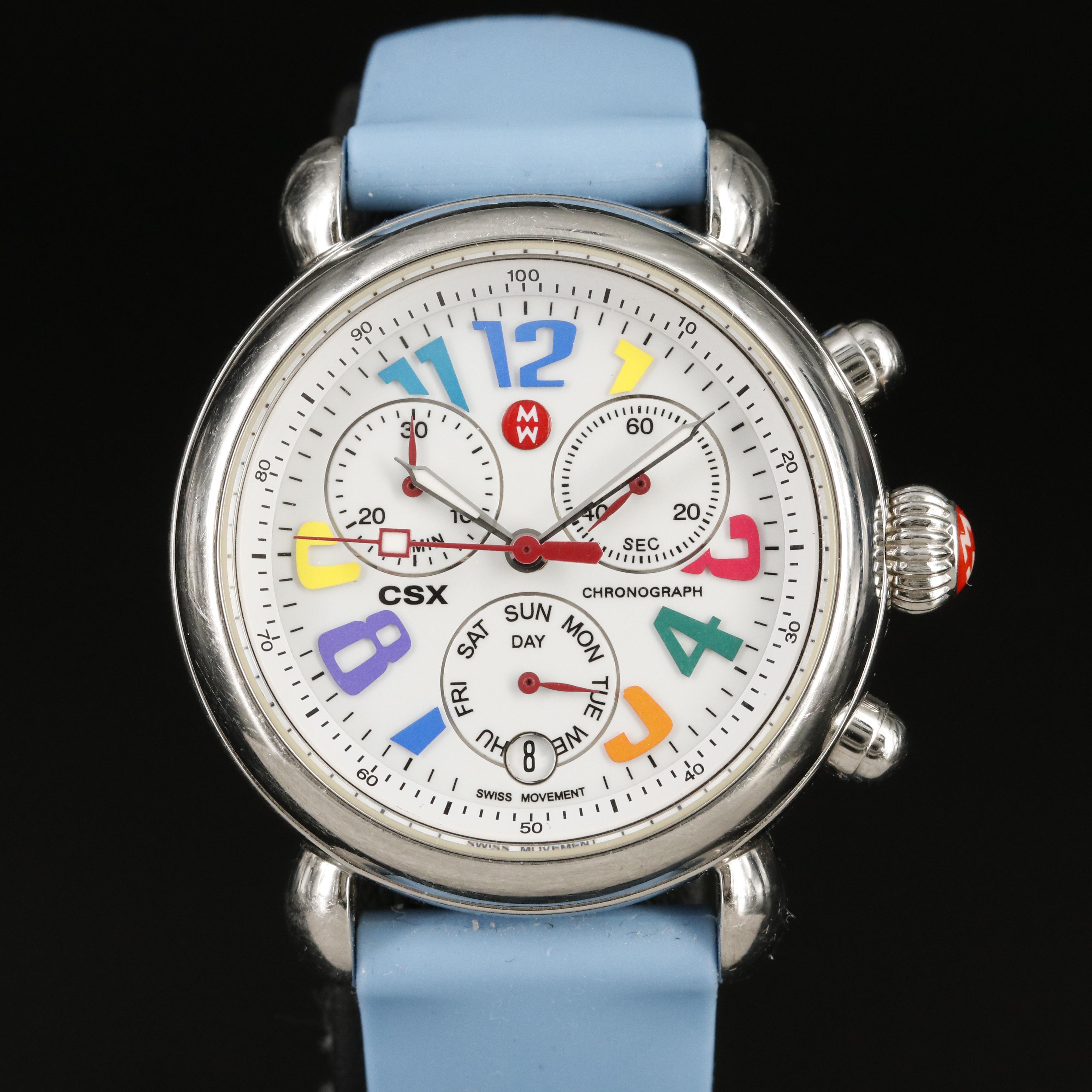 Michele CSX Carousel Chronograph Watch