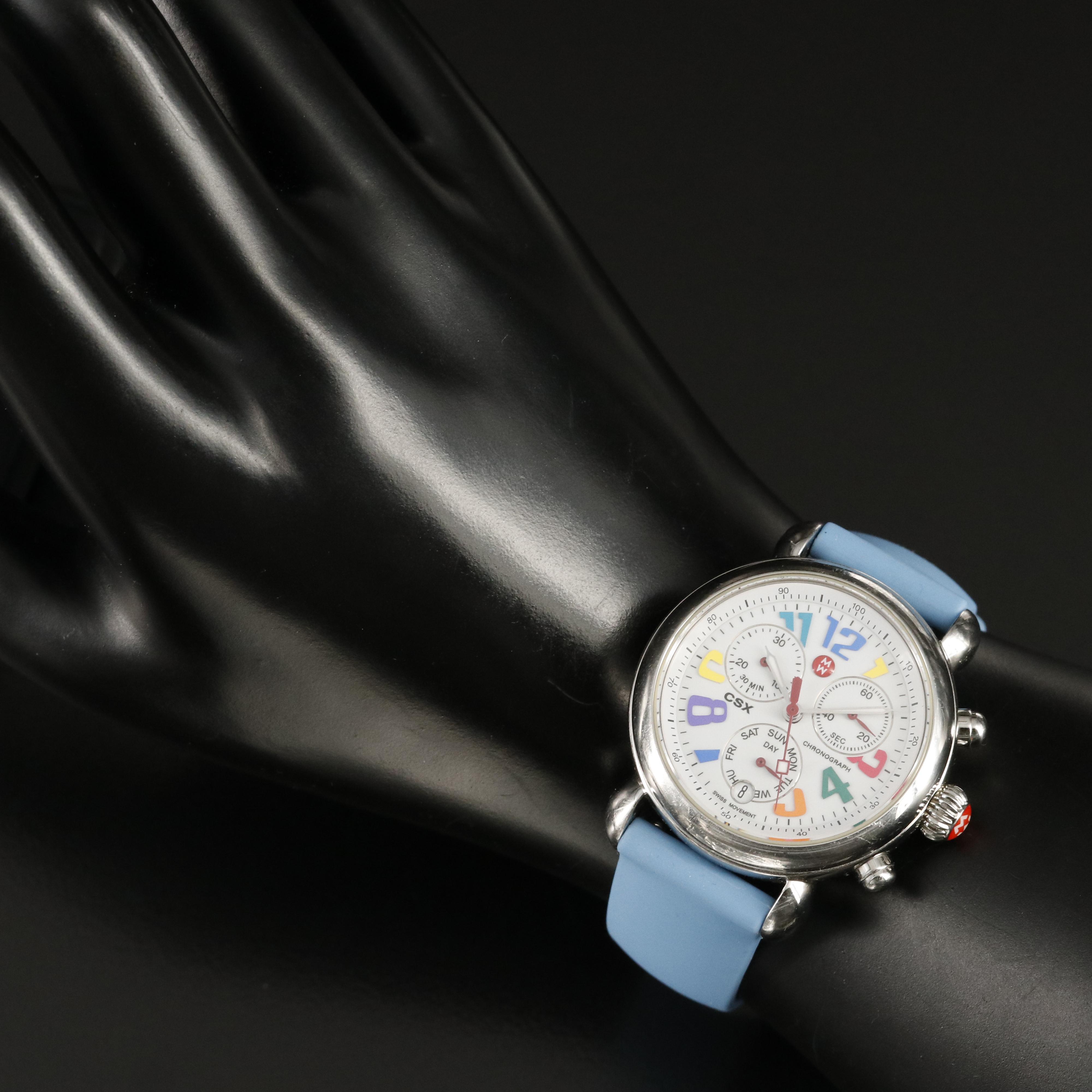 Michele CSX Carousel Chronograph Watch