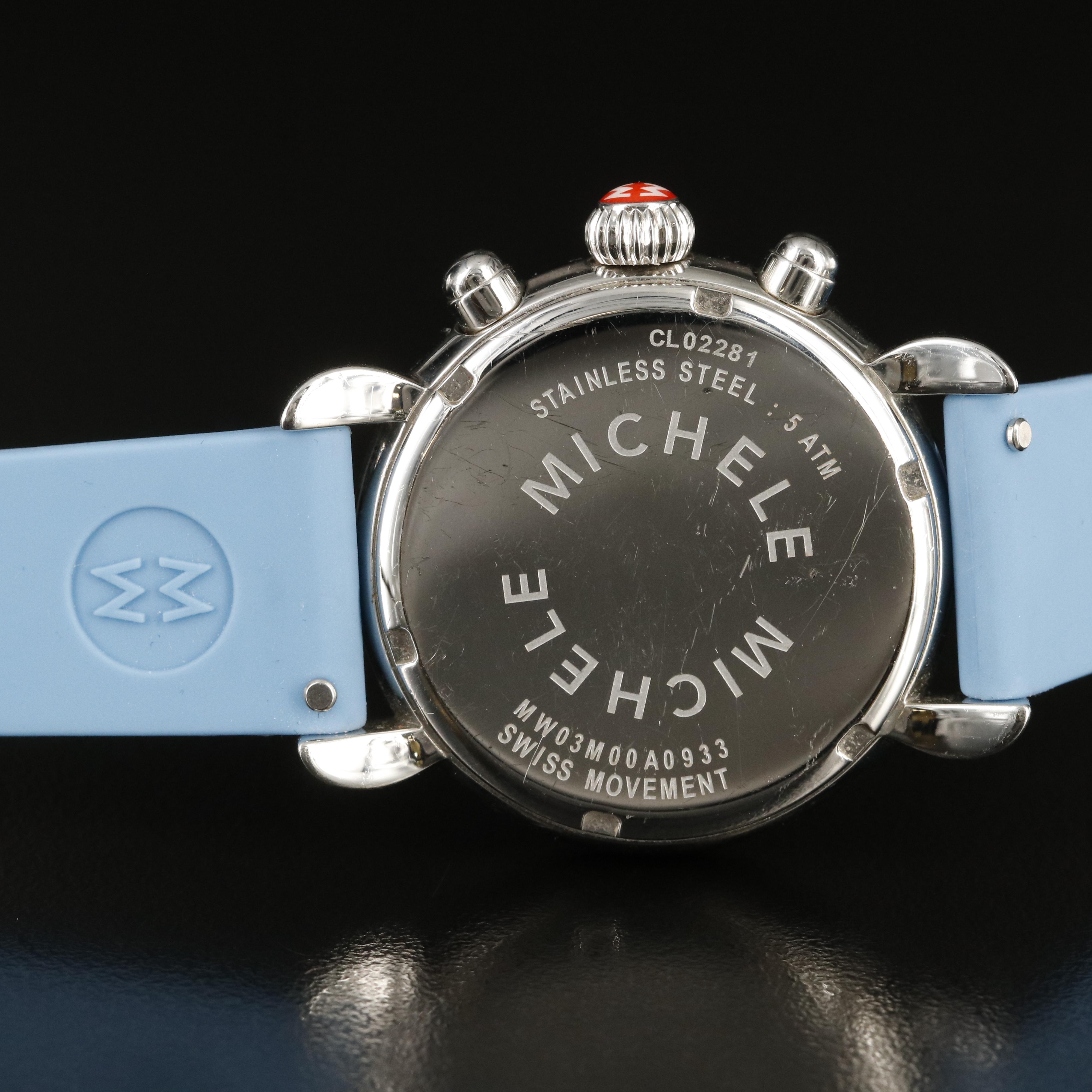 Michele CSX Carousel Chronograph Watch