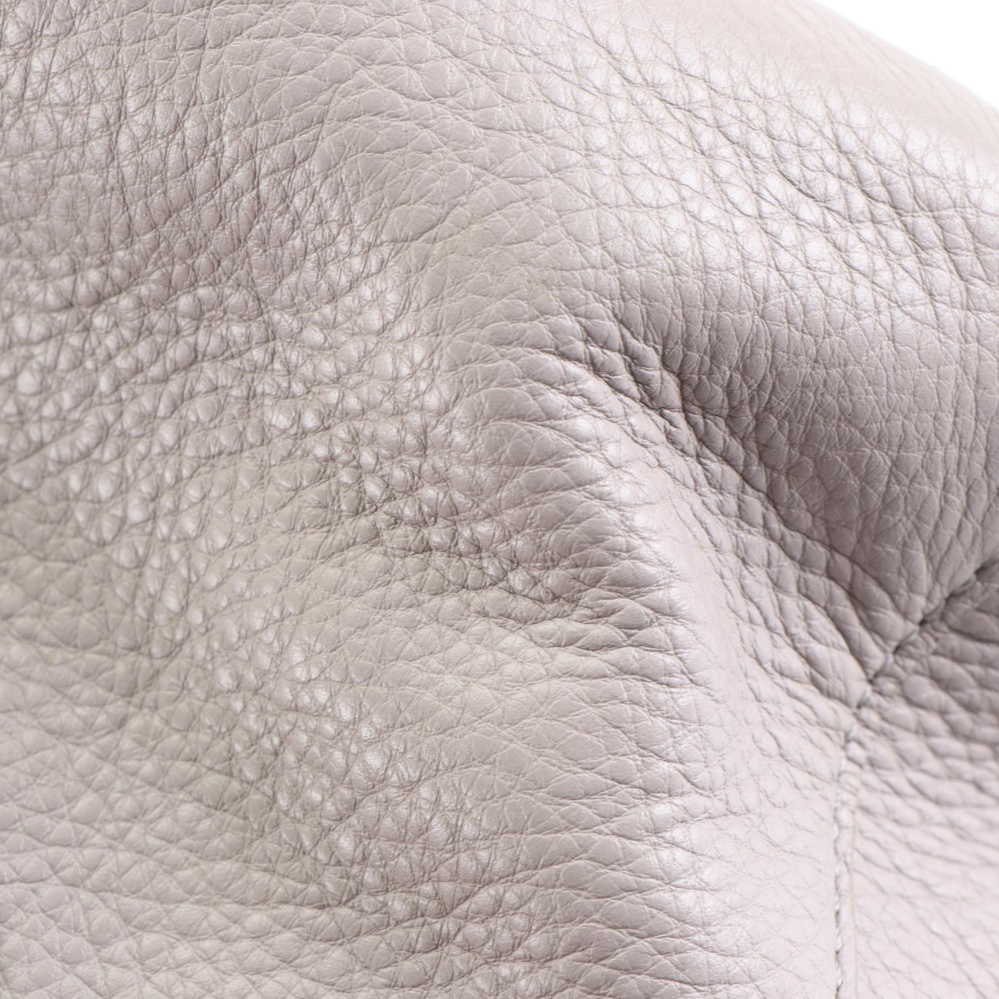 Tory Burch Amanda Satchel in Grain Leather with Detachable Strap