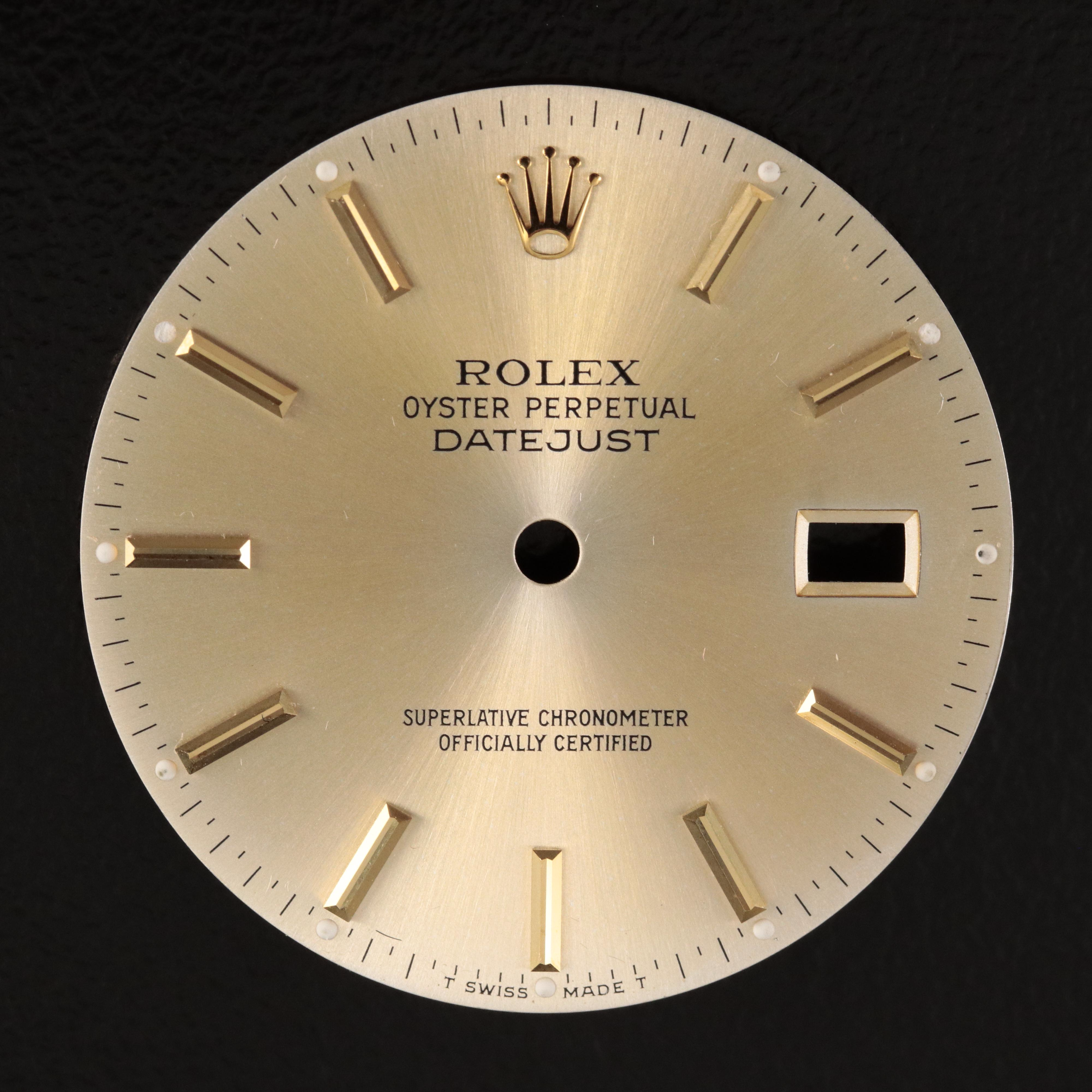 Rolex Oyster Perpetual Datejust Champagne Dial