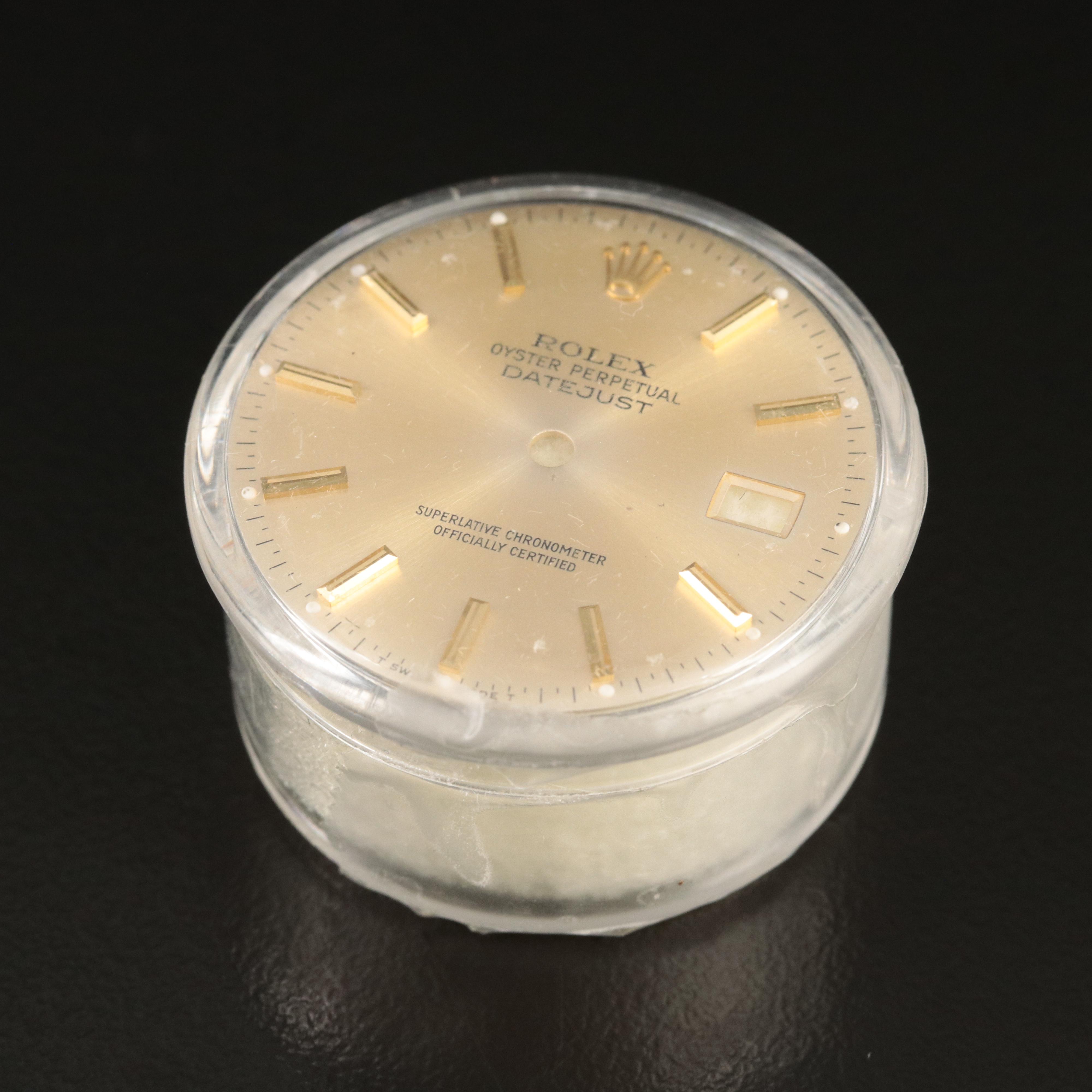 Rolex Oyster Perpetual Datejust Champagne Dial