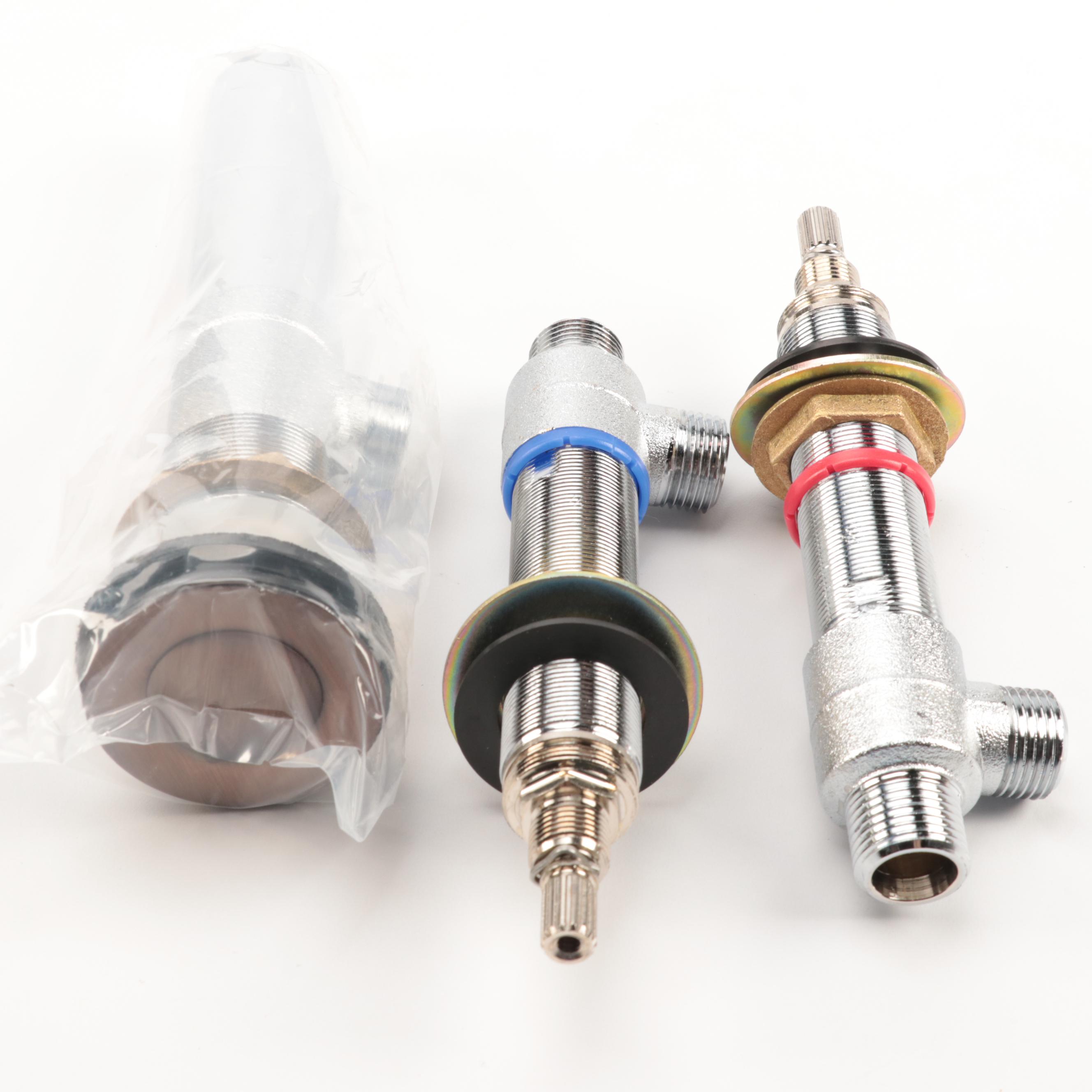 Oil Rubbed Bronze Finish Widespread Bathroom Faucet With Cross Handles