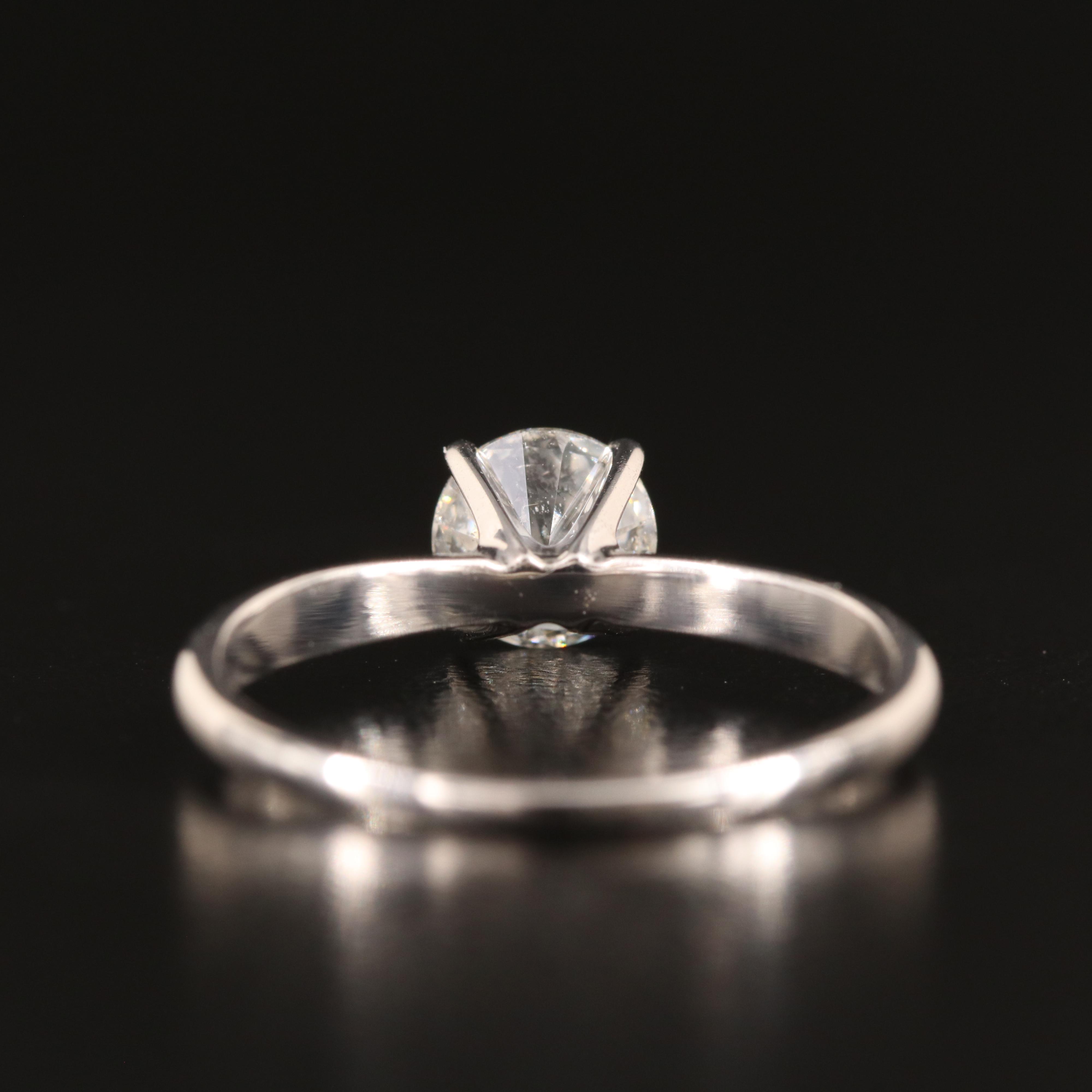 14K 0.98 CT Diamond Solitaire Ring