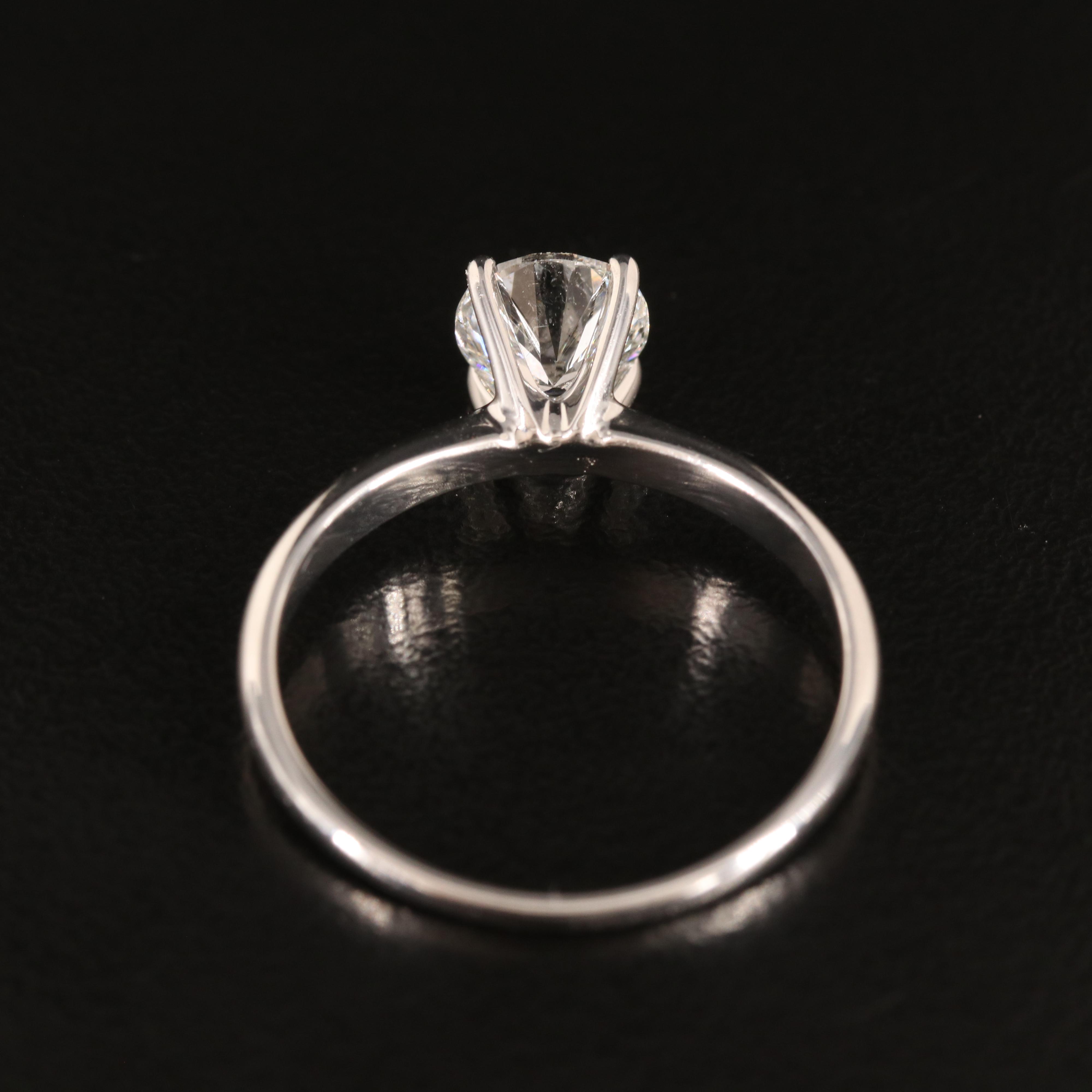 14K 0.98 CT Diamond Solitaire Ring