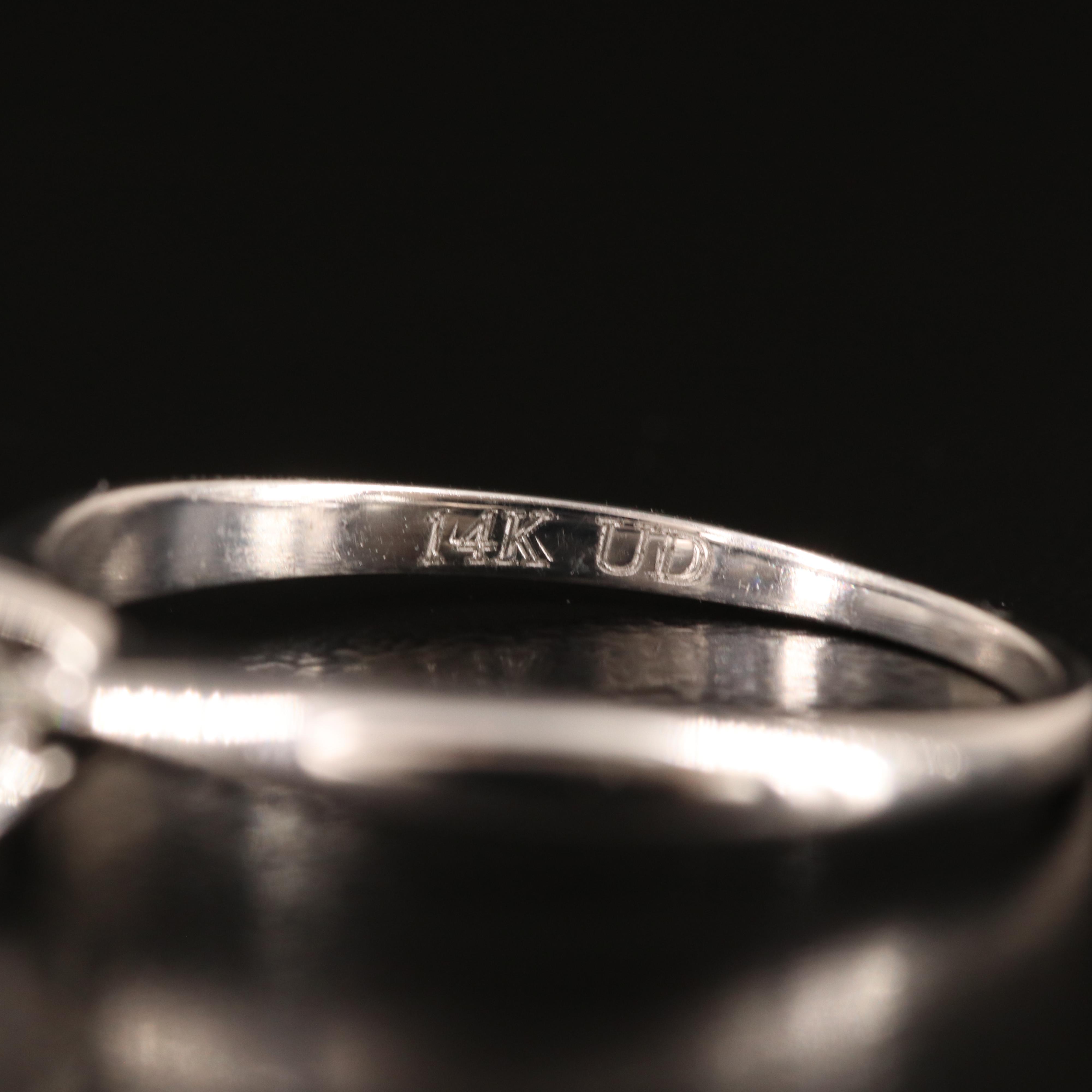 14K 0.98 CT Diamond Solitaire Ring