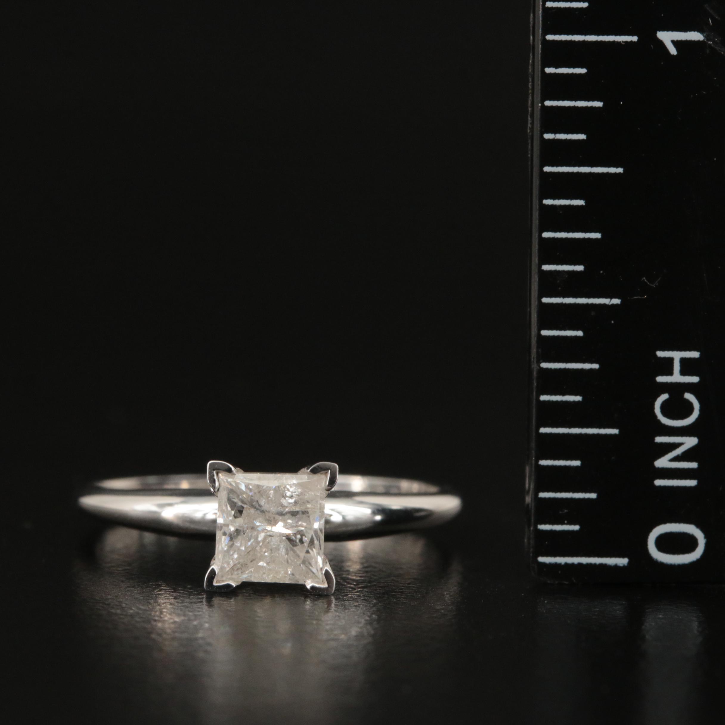 10K 1.00 CT Diamond Solitaire Ring