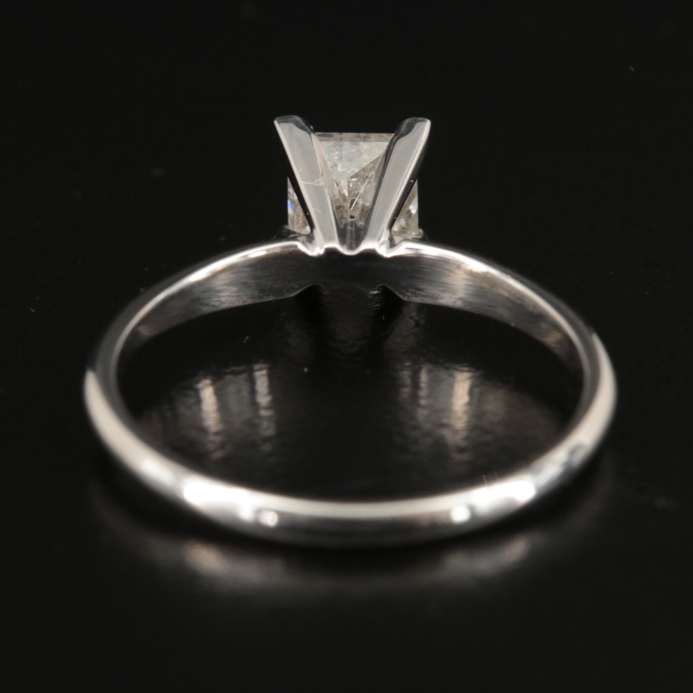 10K 1.00 CT Diamond Solitaire Ring