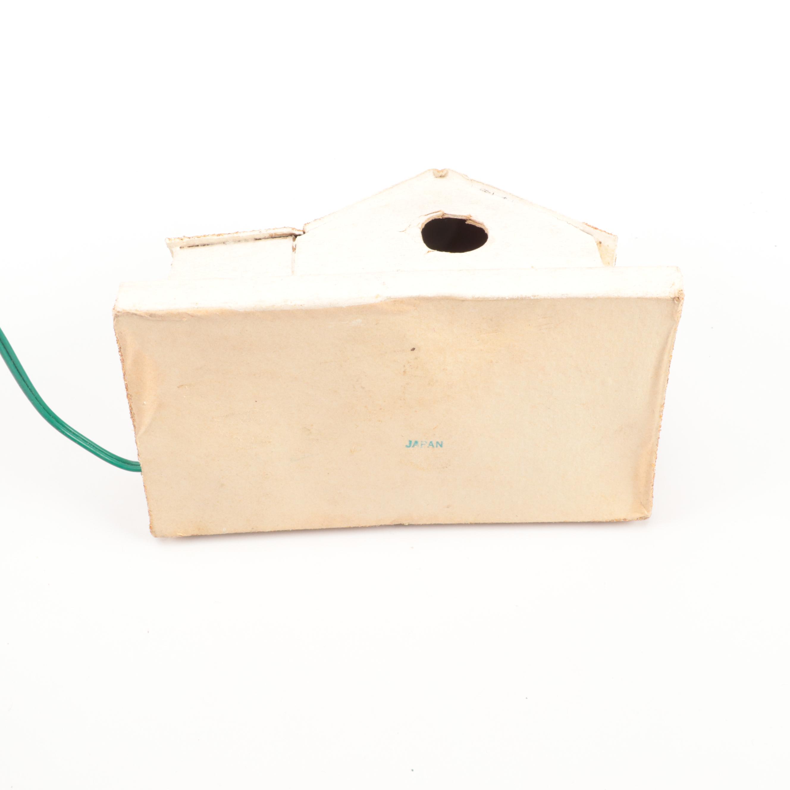 Shiny Brite and Other Blown Glass Ornaments with Miniature Figurines and More