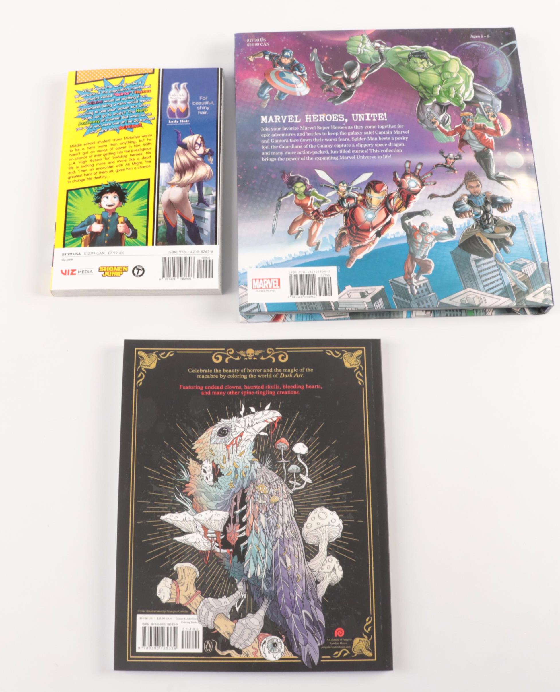 First Hardcover Edition "Marvel Storybook Edition" and More Books