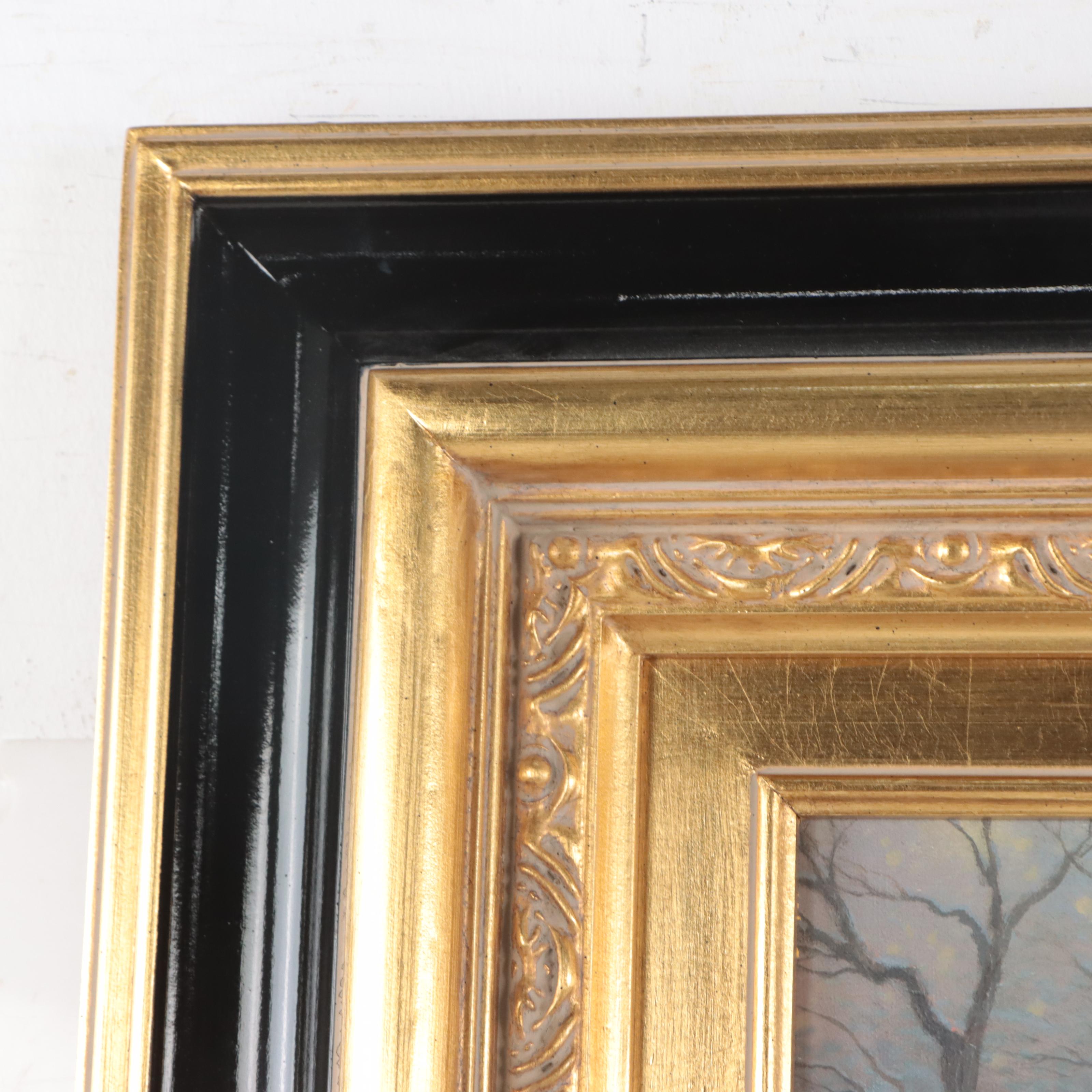 Thomas Kinkade "A Holiday Gathering: Christmas Cottage IX" Signed Print