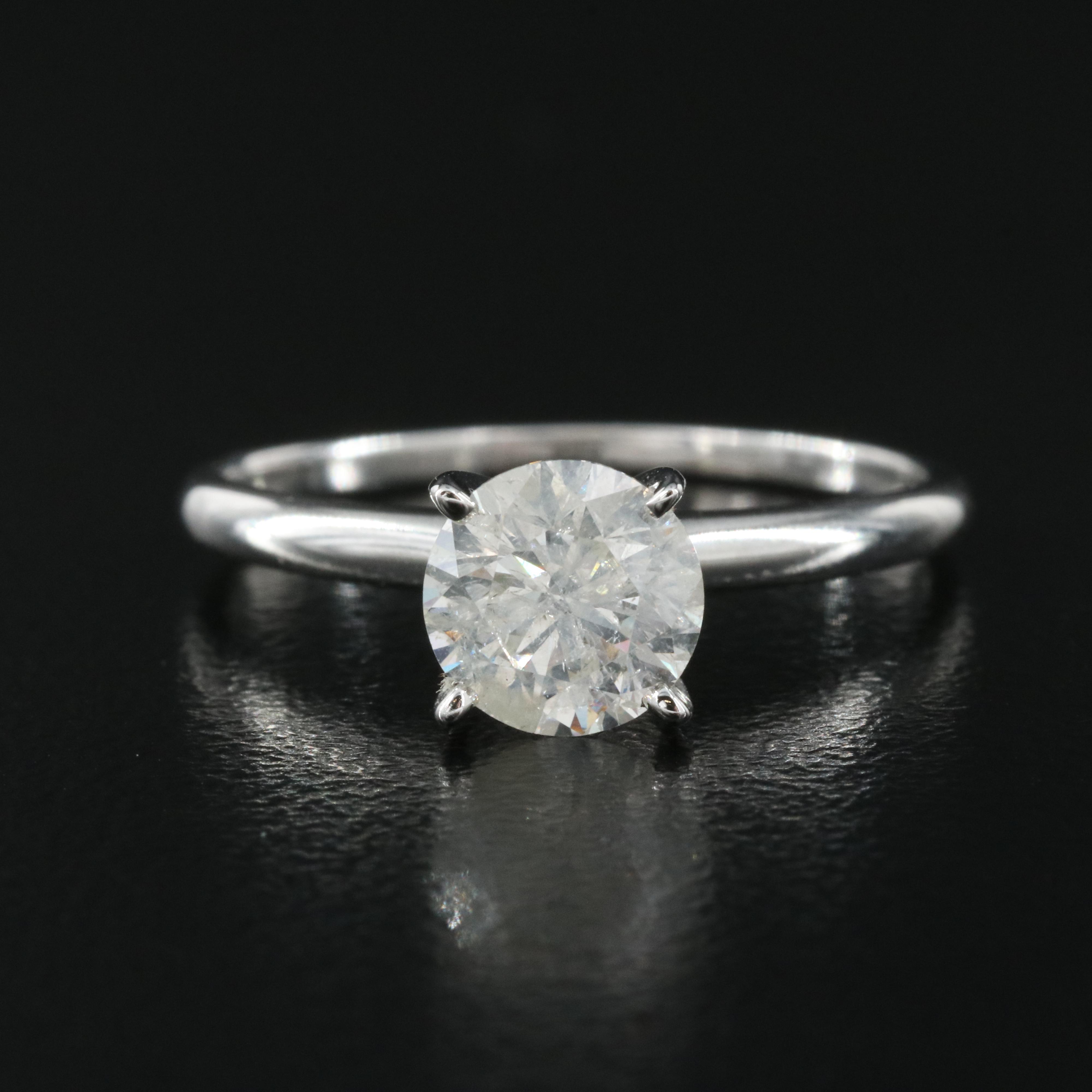 14K 1.14 CT Diamond Solitaire Ring