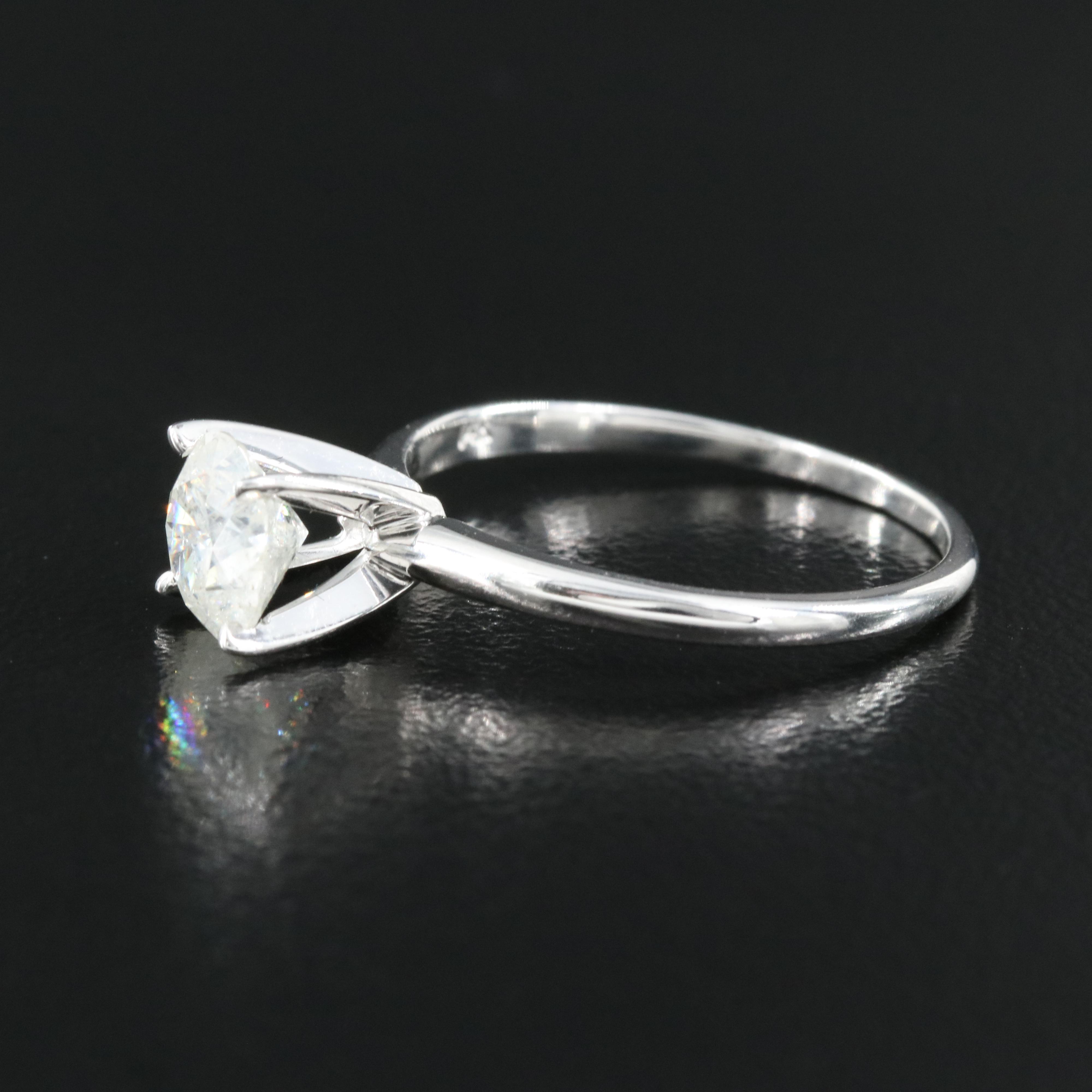 14K 1.14 CT Diamond Solitaire Ring