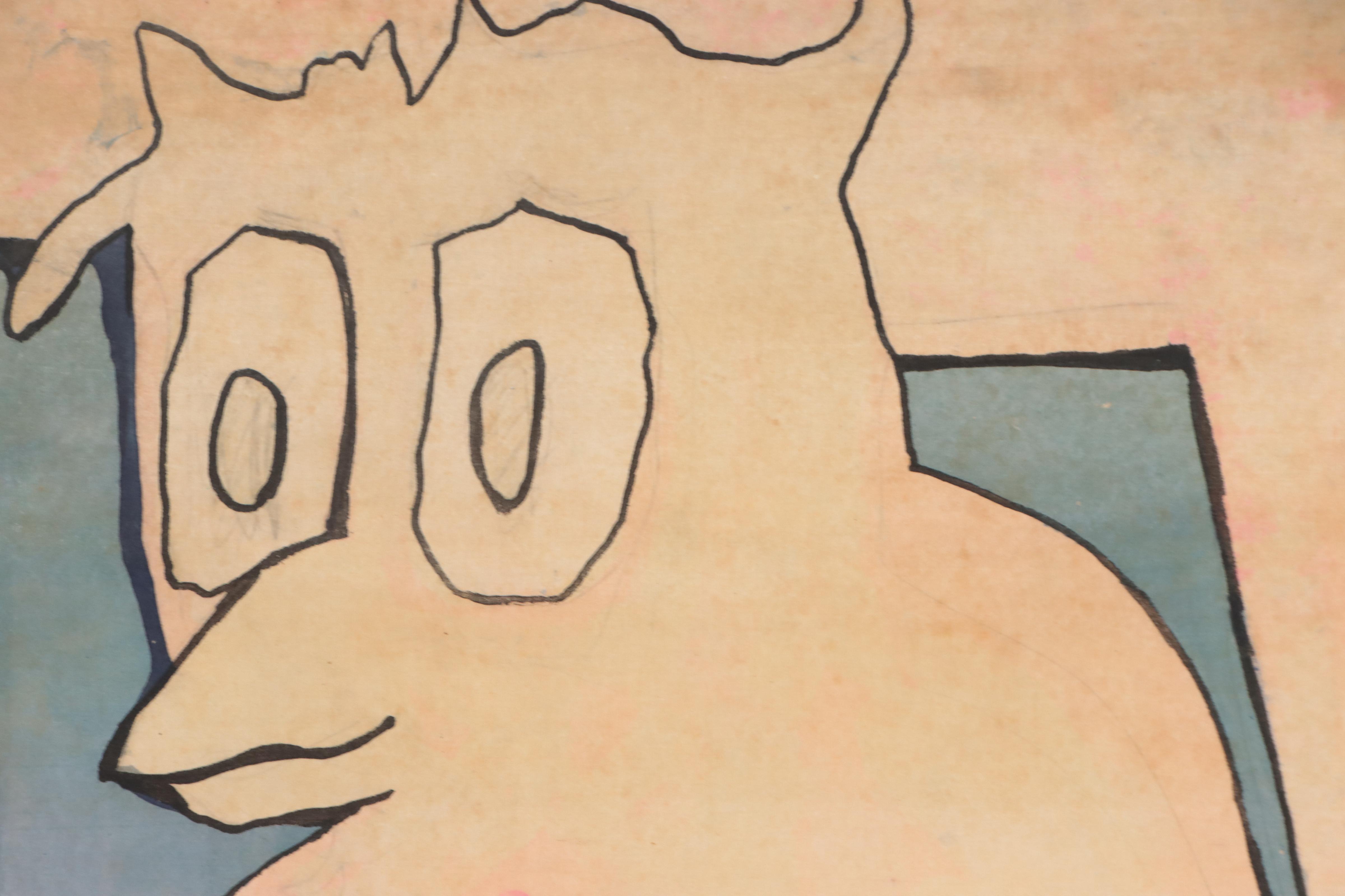 Harry Hilson Batik Textile "Hoot"