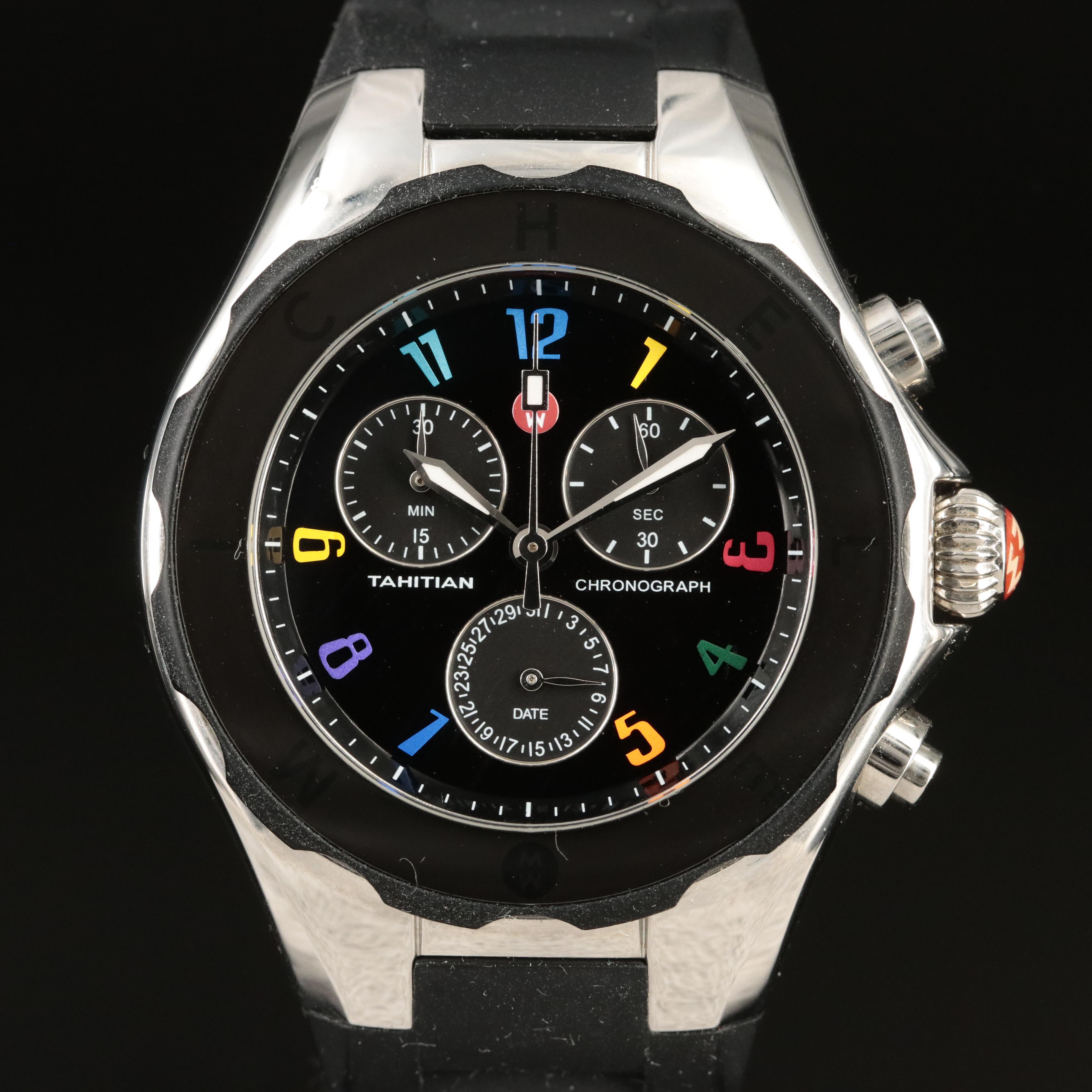 Michele Tahitian Jelly Bean Chronograph Watch