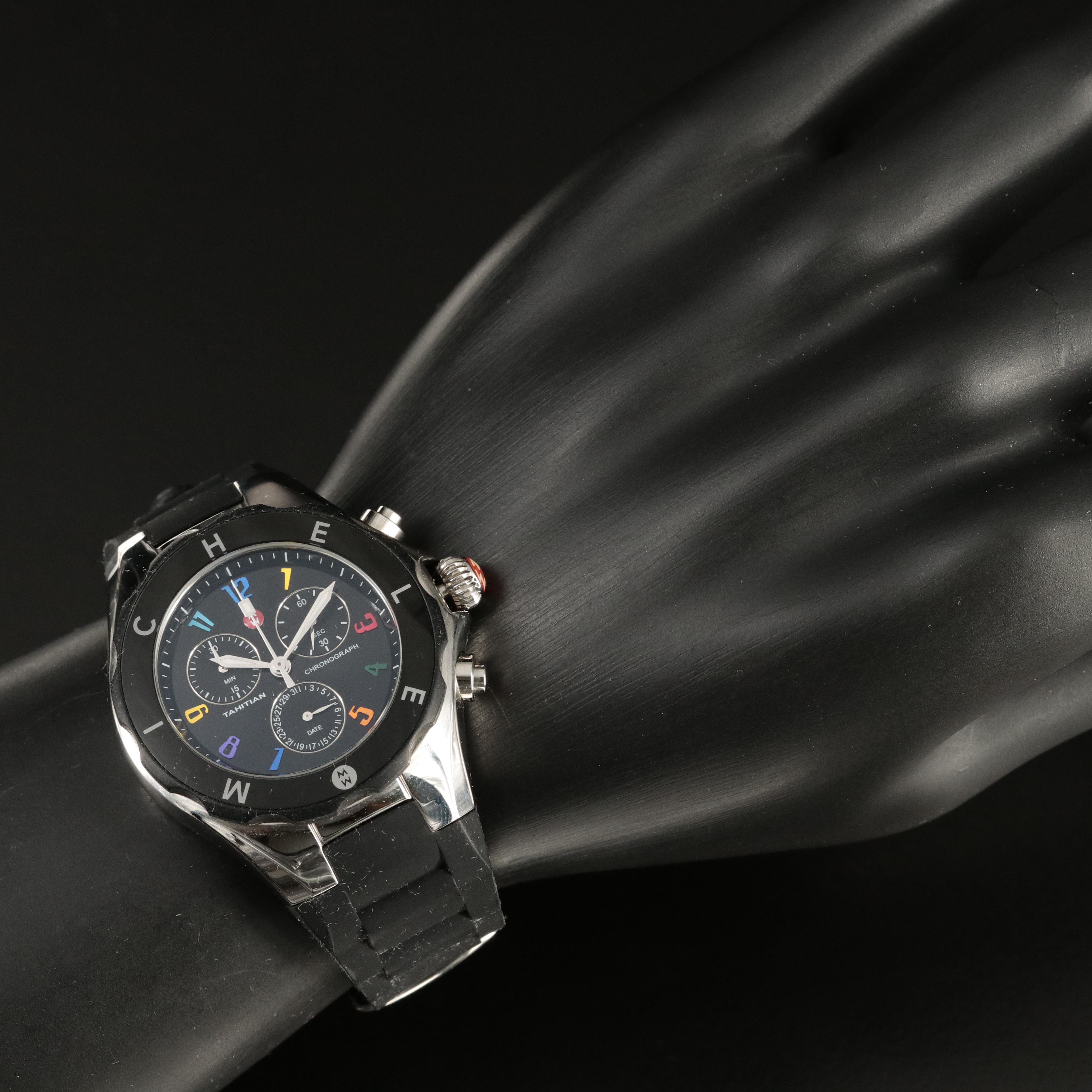 Michele Tahitian Jelly Bean Chronograph Watch