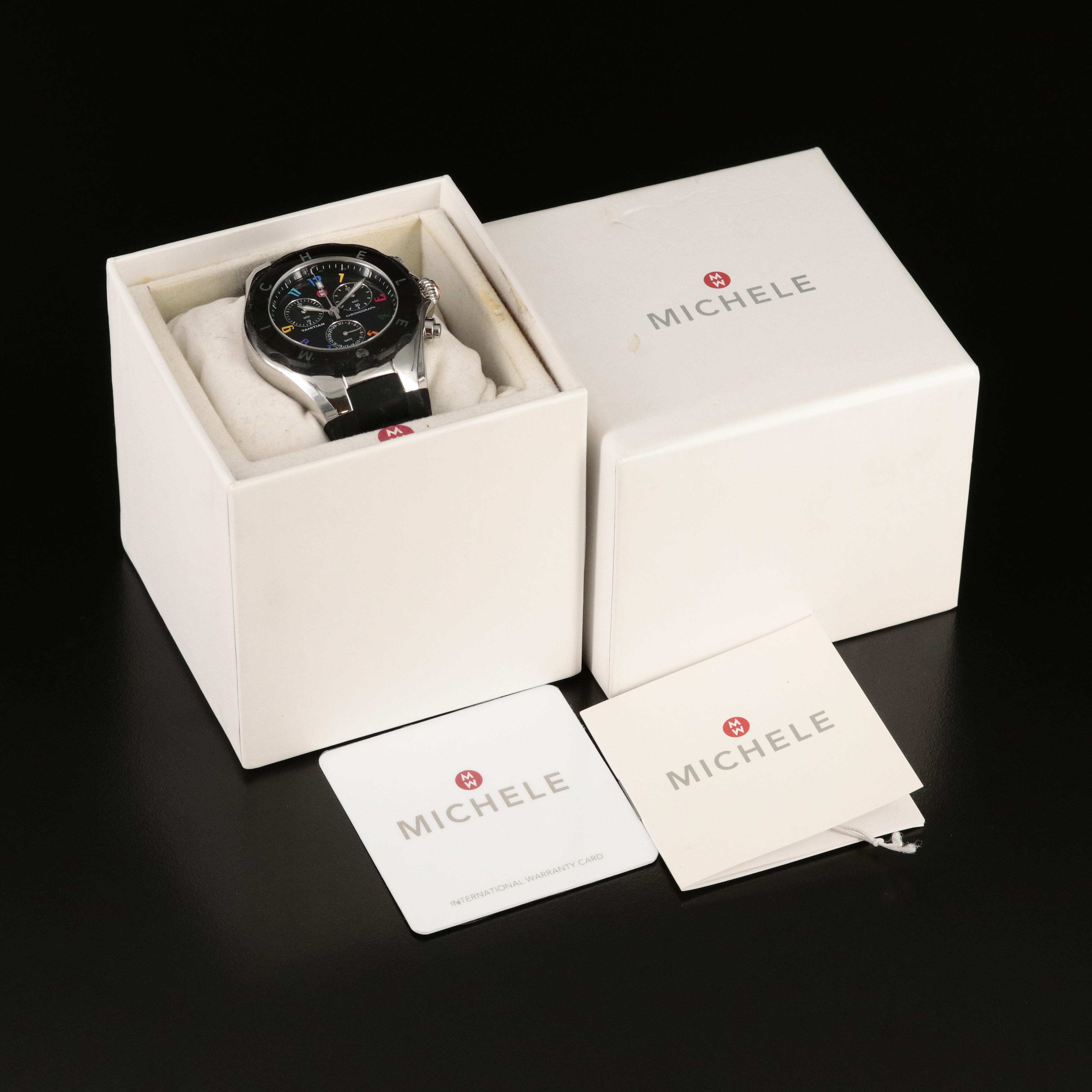 Michele Tahitian Jelly Bean Chronograph Watch