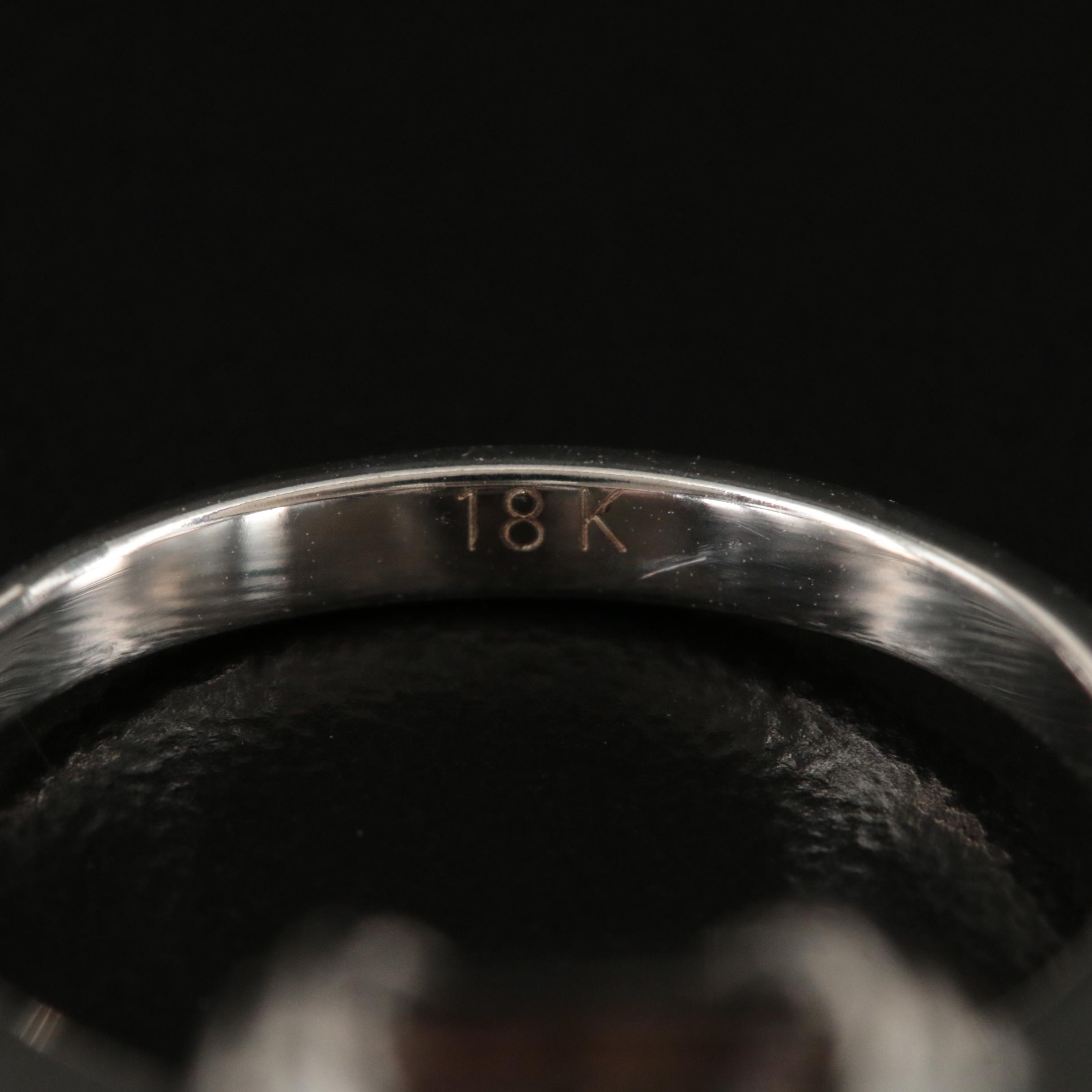 18K 6.96 CT Bi-Color Tourmaline and Diamond Ring