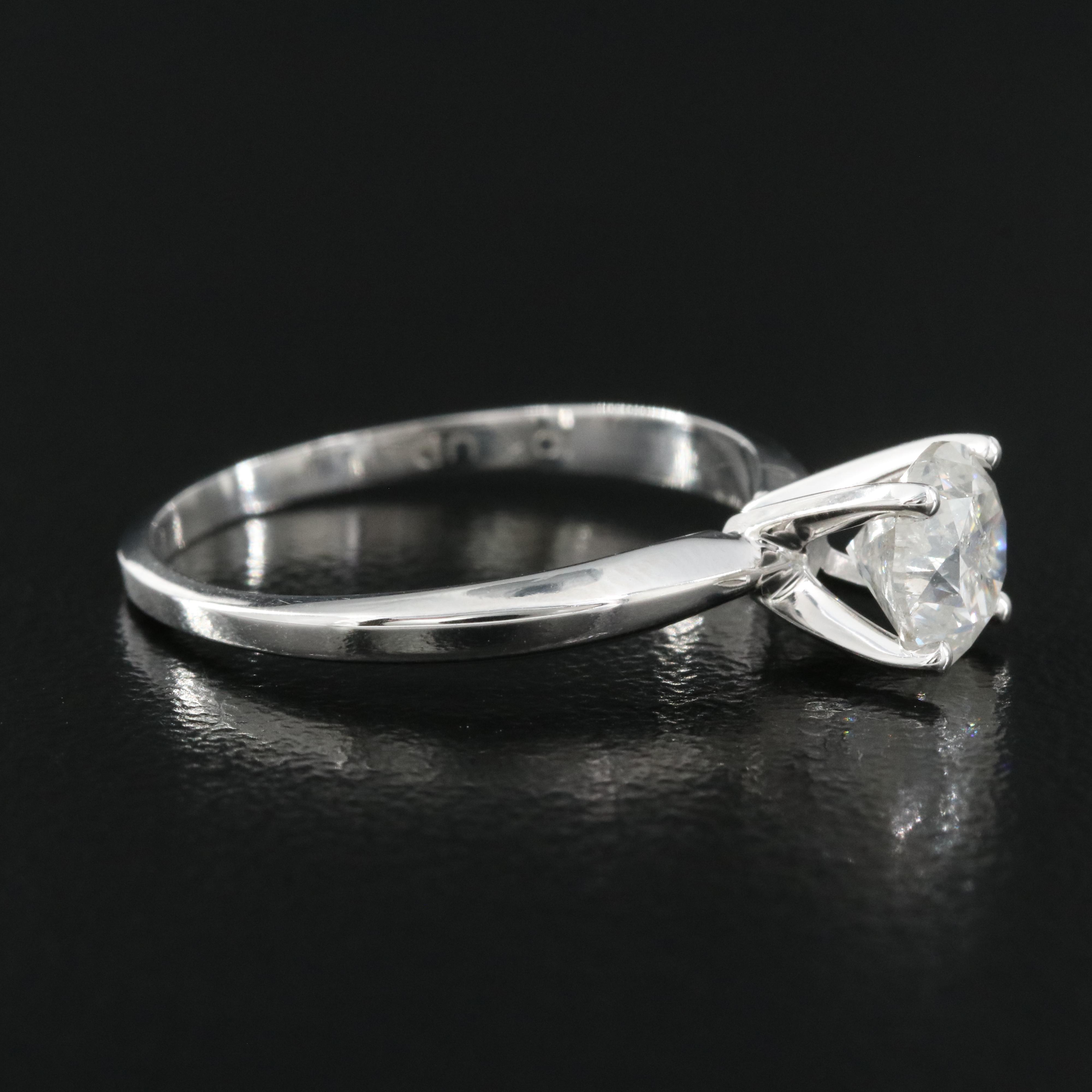 10K 1.01 CT Diamond Solitaire Ring