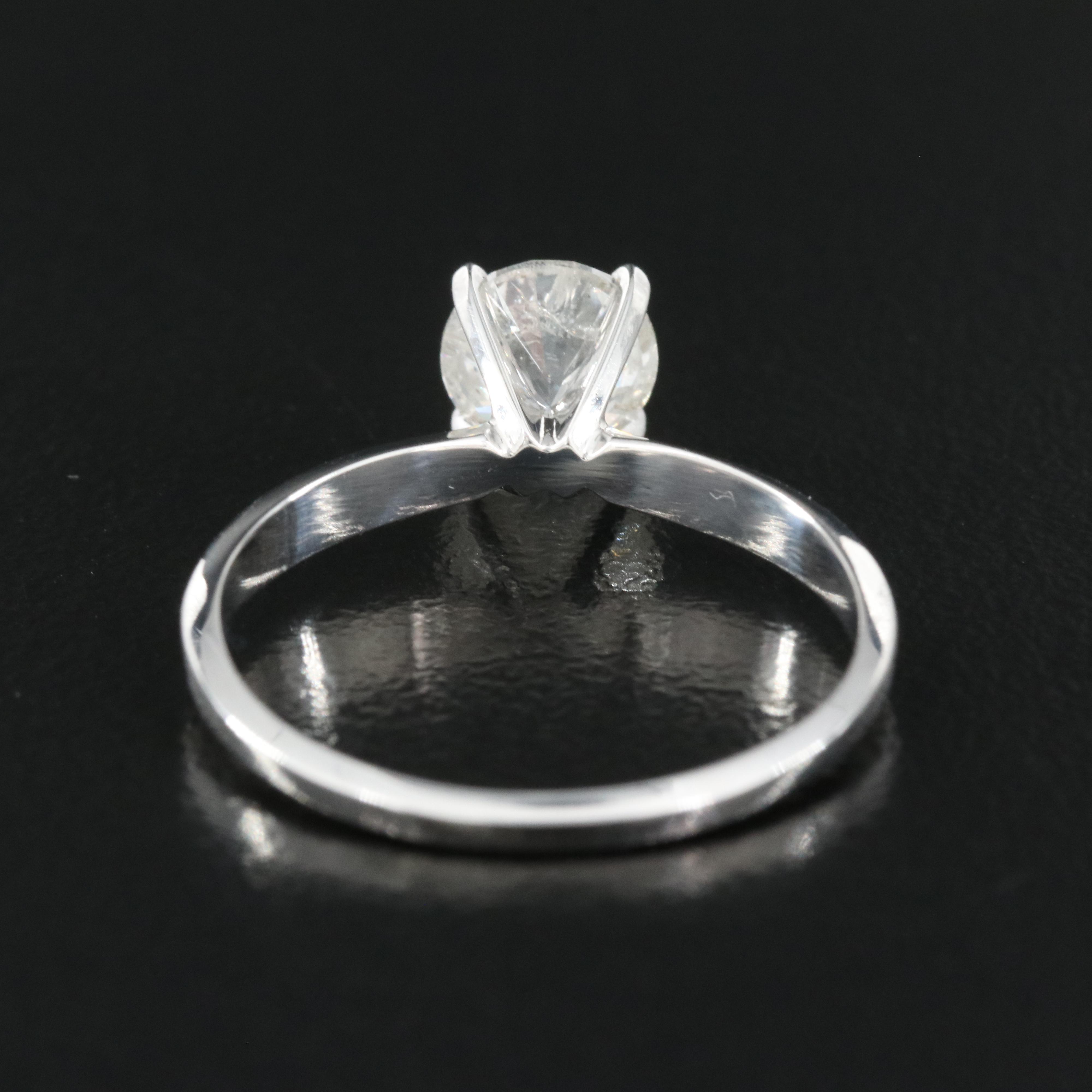 10K 1.01 CT Diamond Solitaire Ring