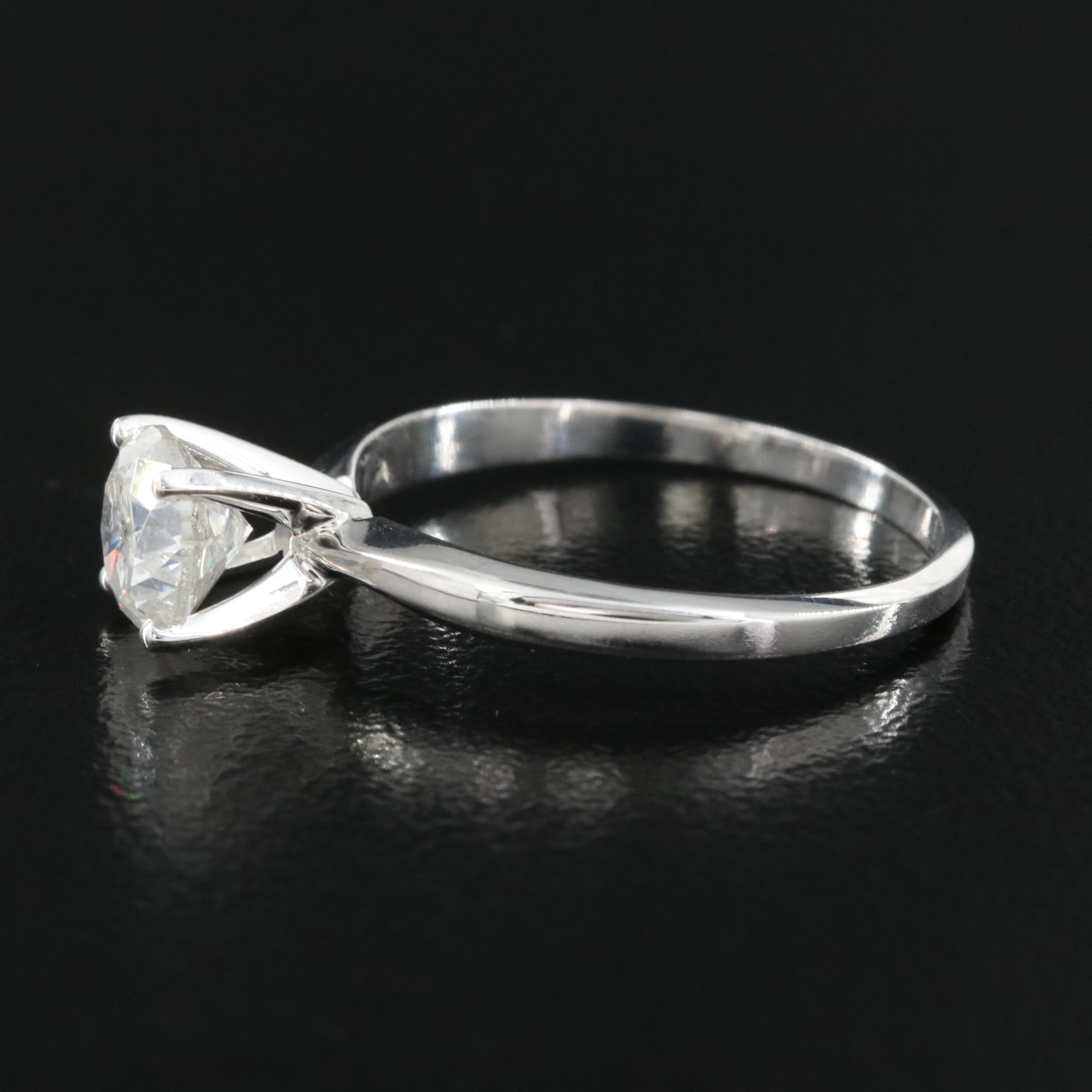 10K 1.01 CT Diamond Solitaire Ring