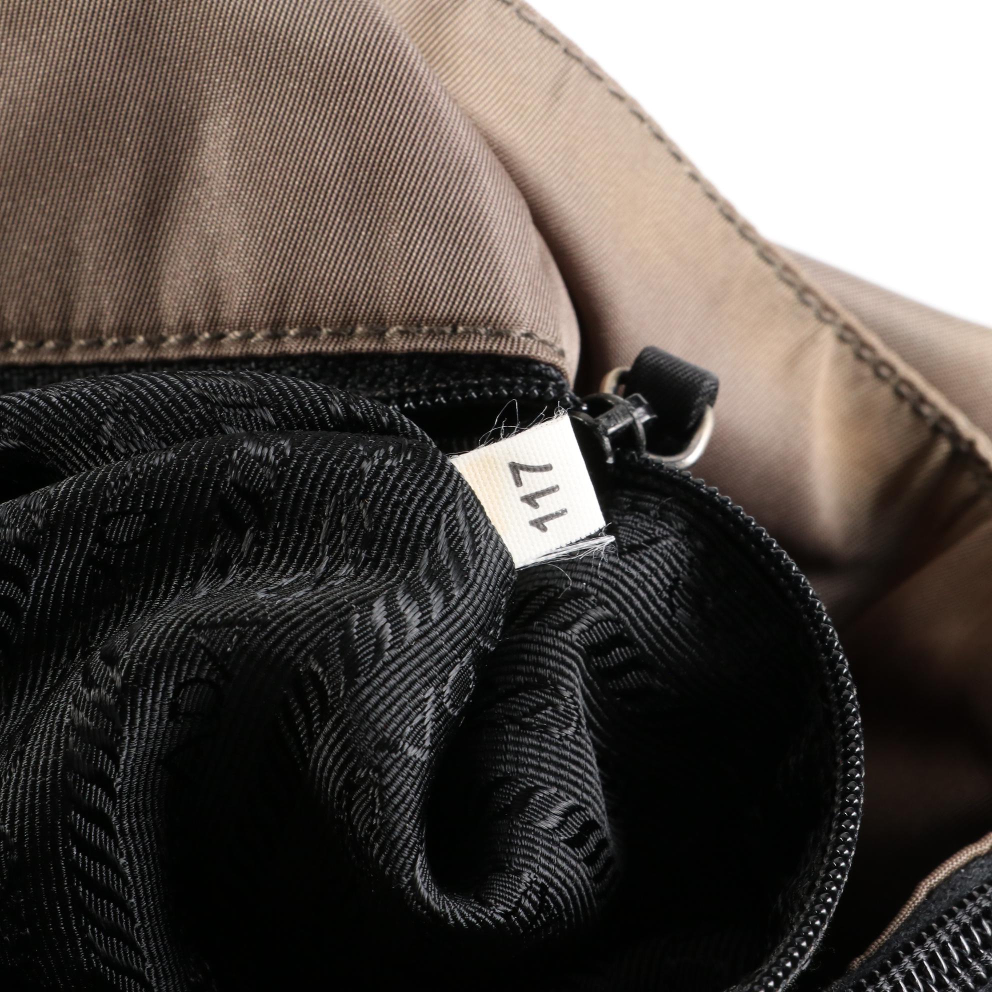 Prada Vela Sport Tote in Tessuto Nylon with Leather Trim