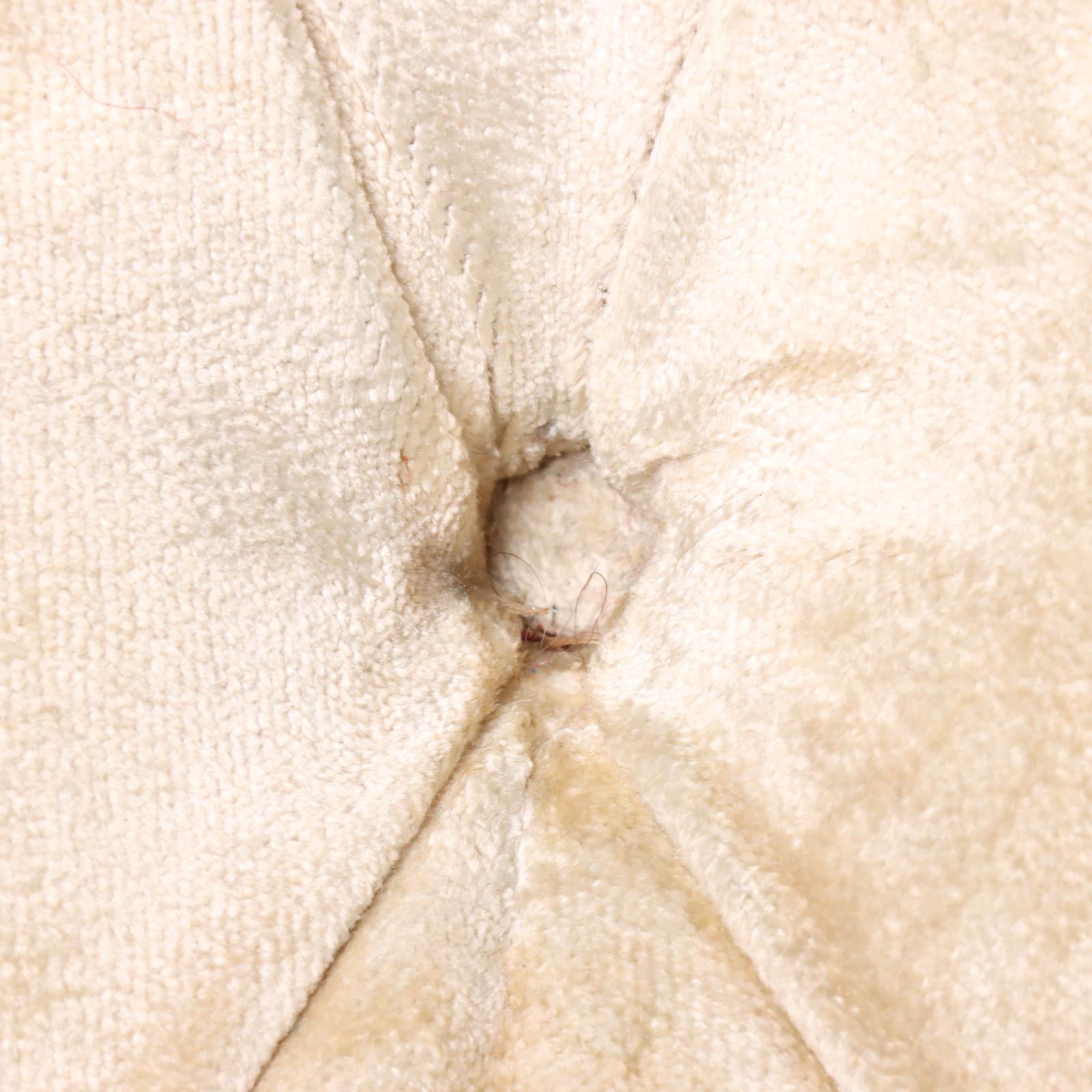 Regency Manor French Provincial Style Cherrywood, Caned, and Button-Tufted Bench