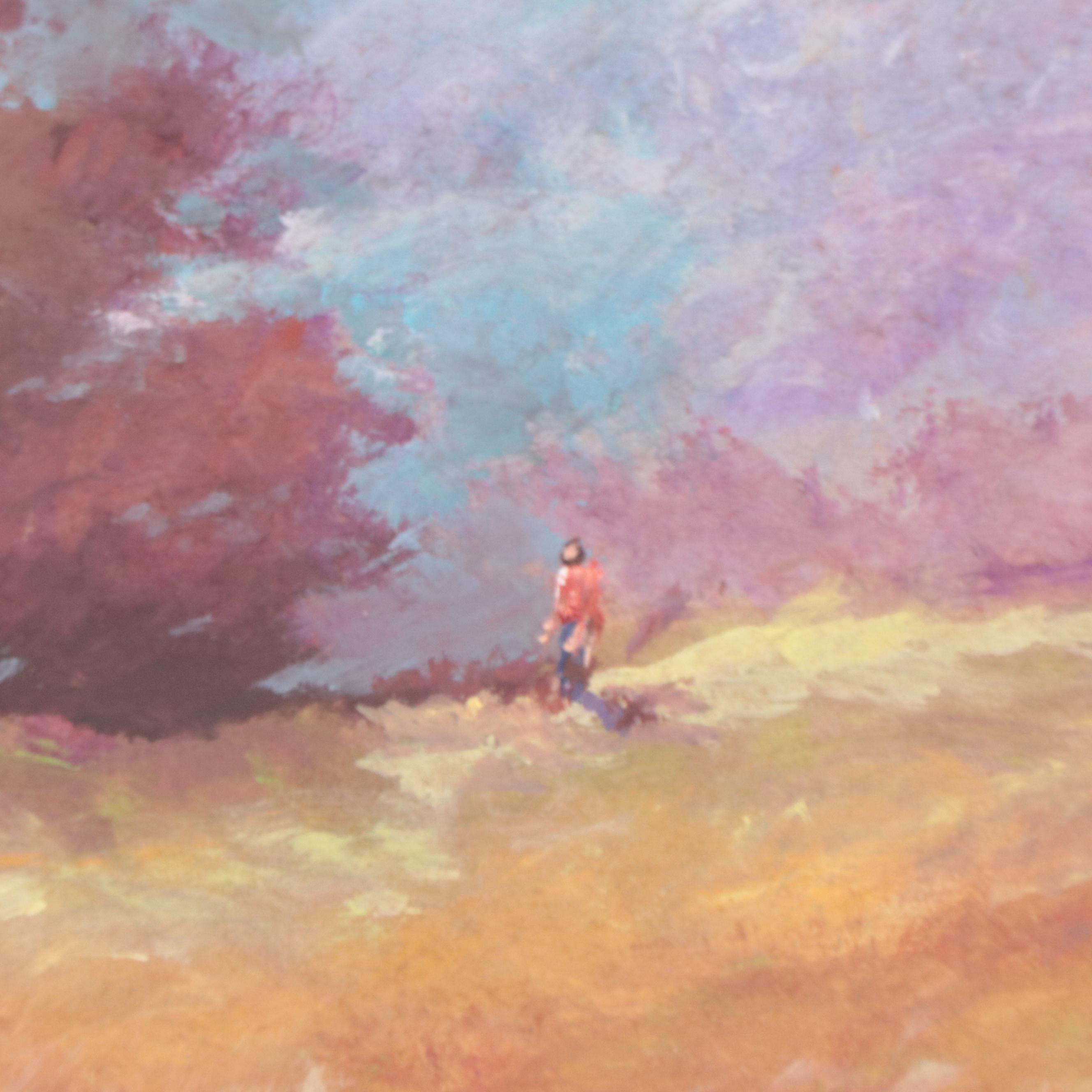 Robert Riddle-Baker Acrylic Painting of Landscape, 2023