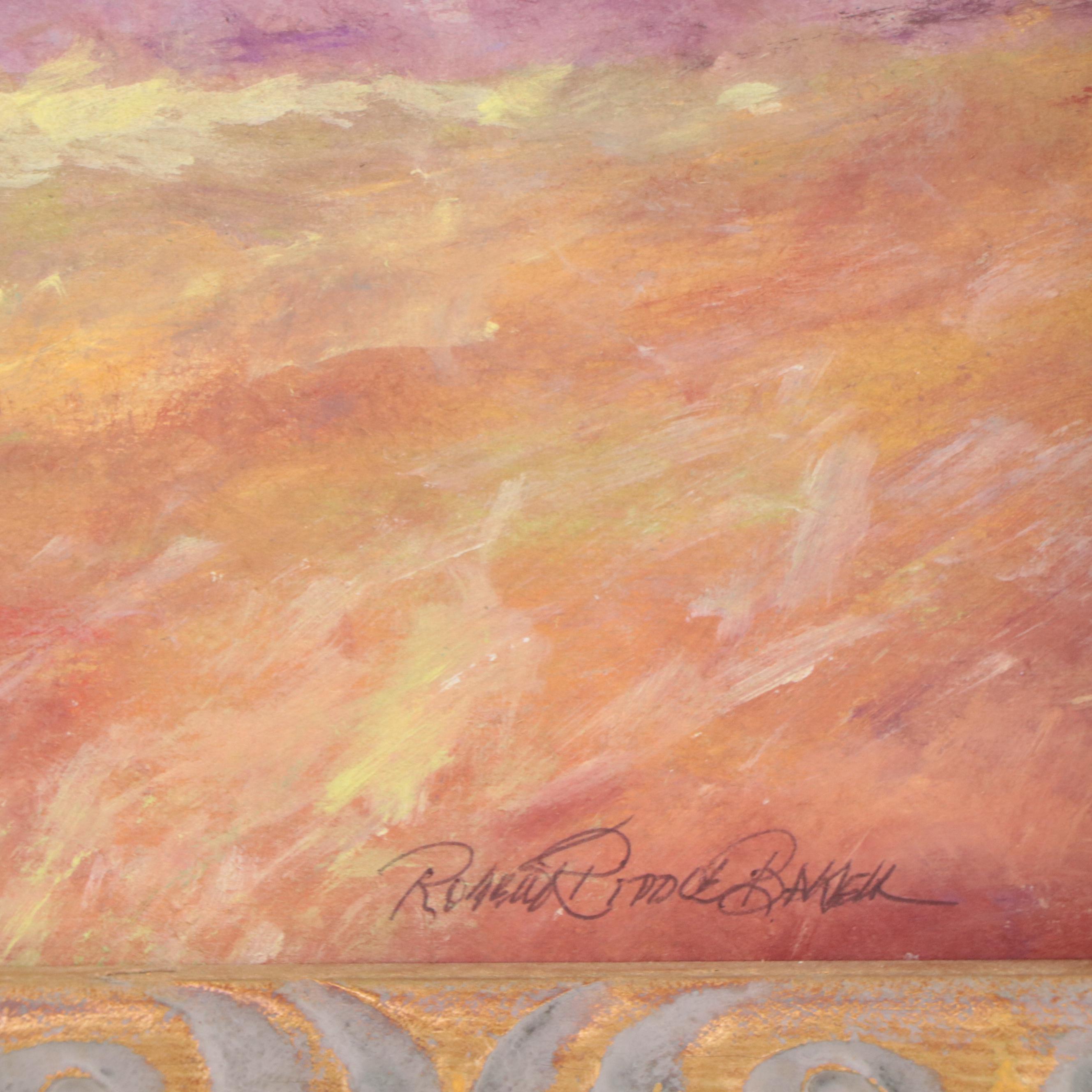 Robert Riddle-Baker Acrylic Painting of Landscape, 2023