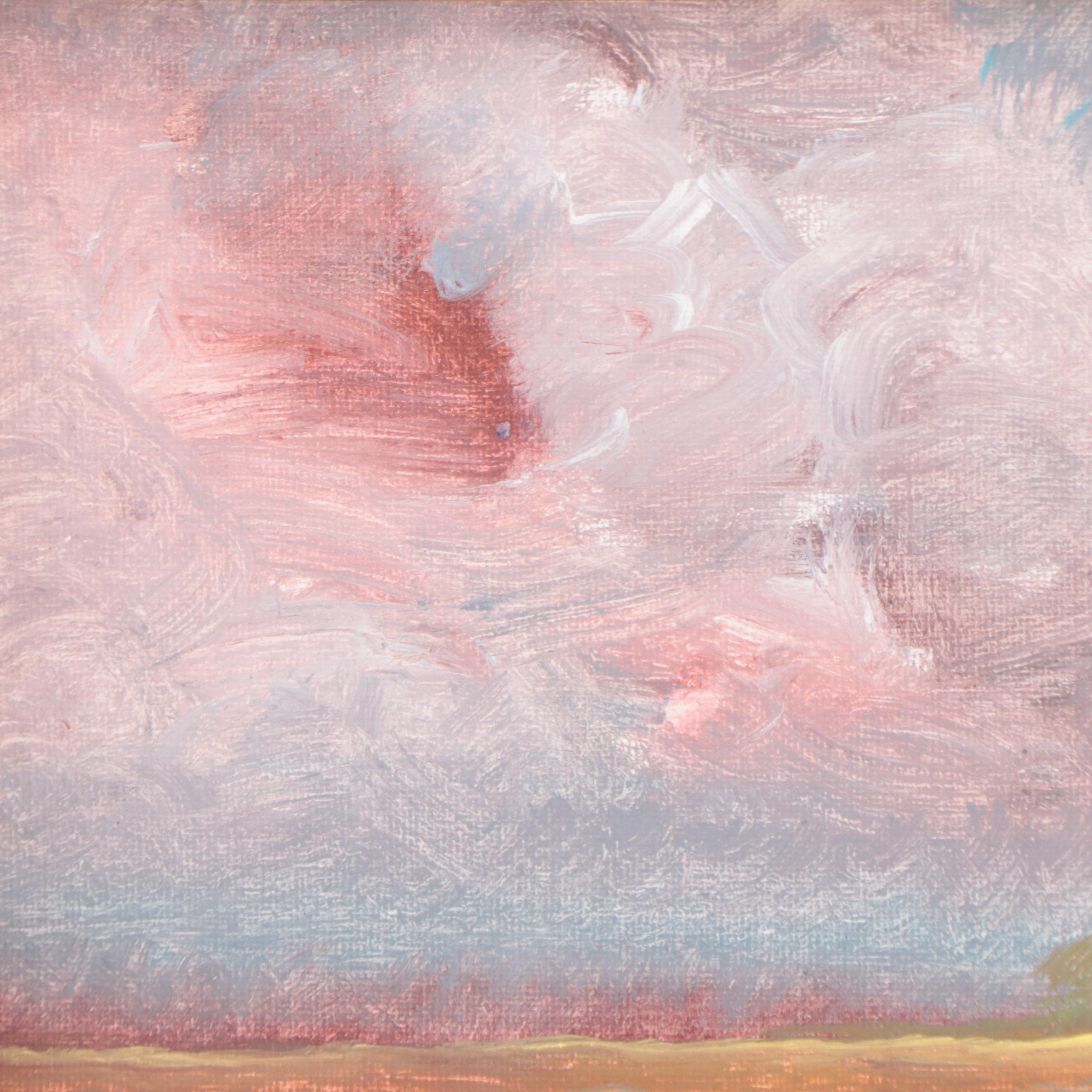 Robert Riddle-Baker Acrylic Painting of Landscape "Cloud," 2022