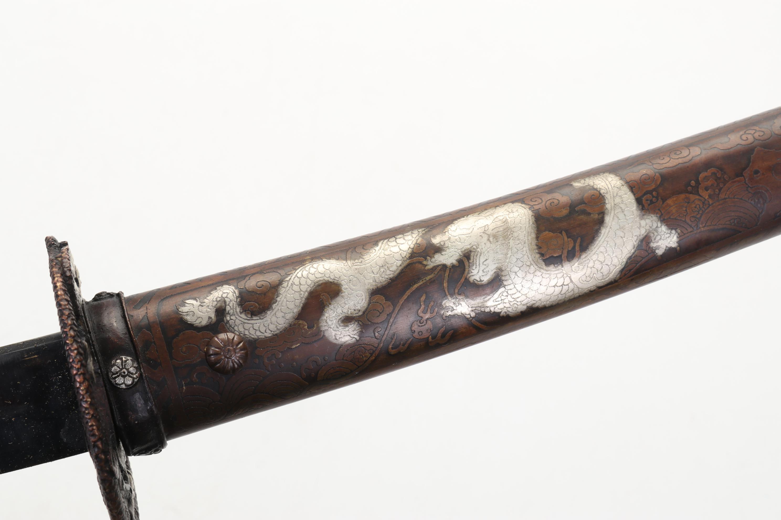 Contemporary Guntō Style Fantasy Sword With Scabbard