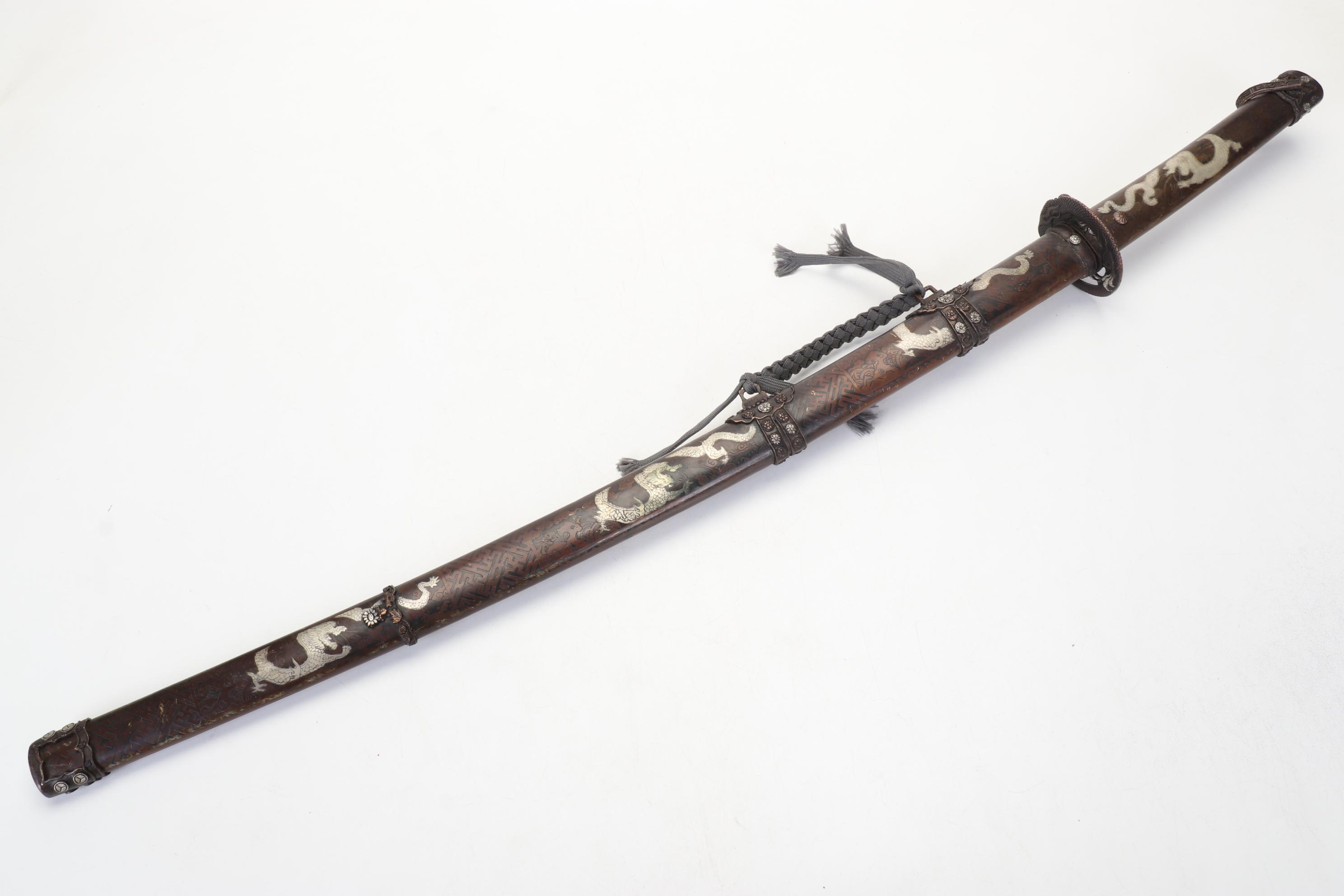 Contemporary Guntō Style Fantasy Sword With Scabbard
