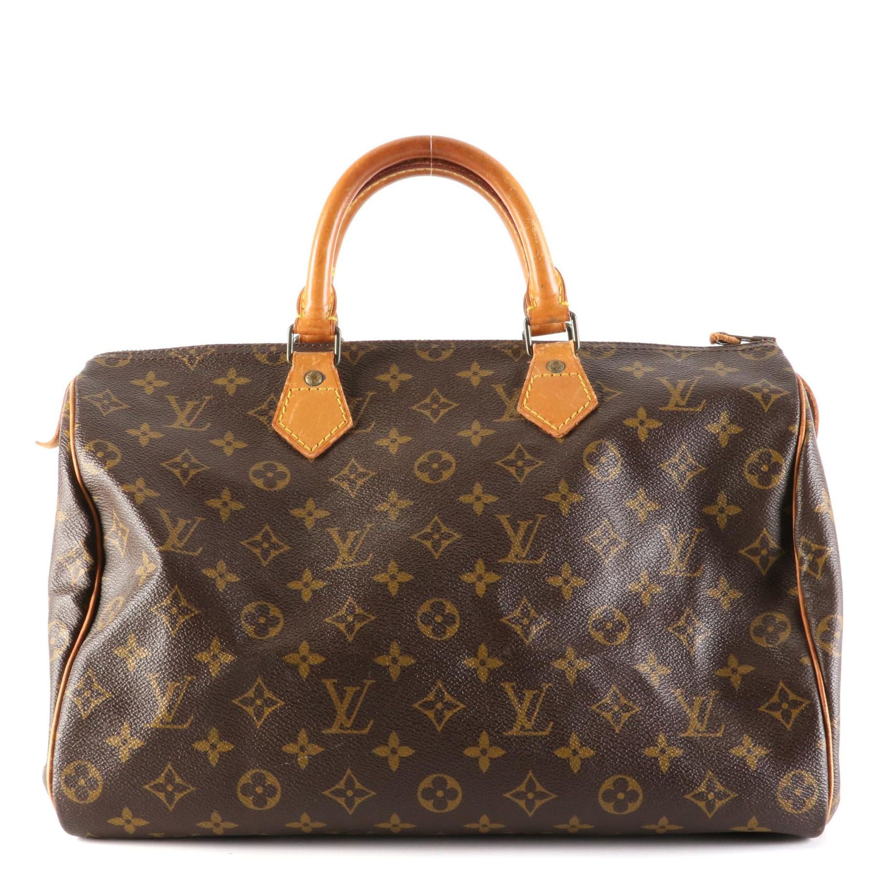 Louis Vuitton Speedy 35 in Monogram Canvas and Vachetta Leather