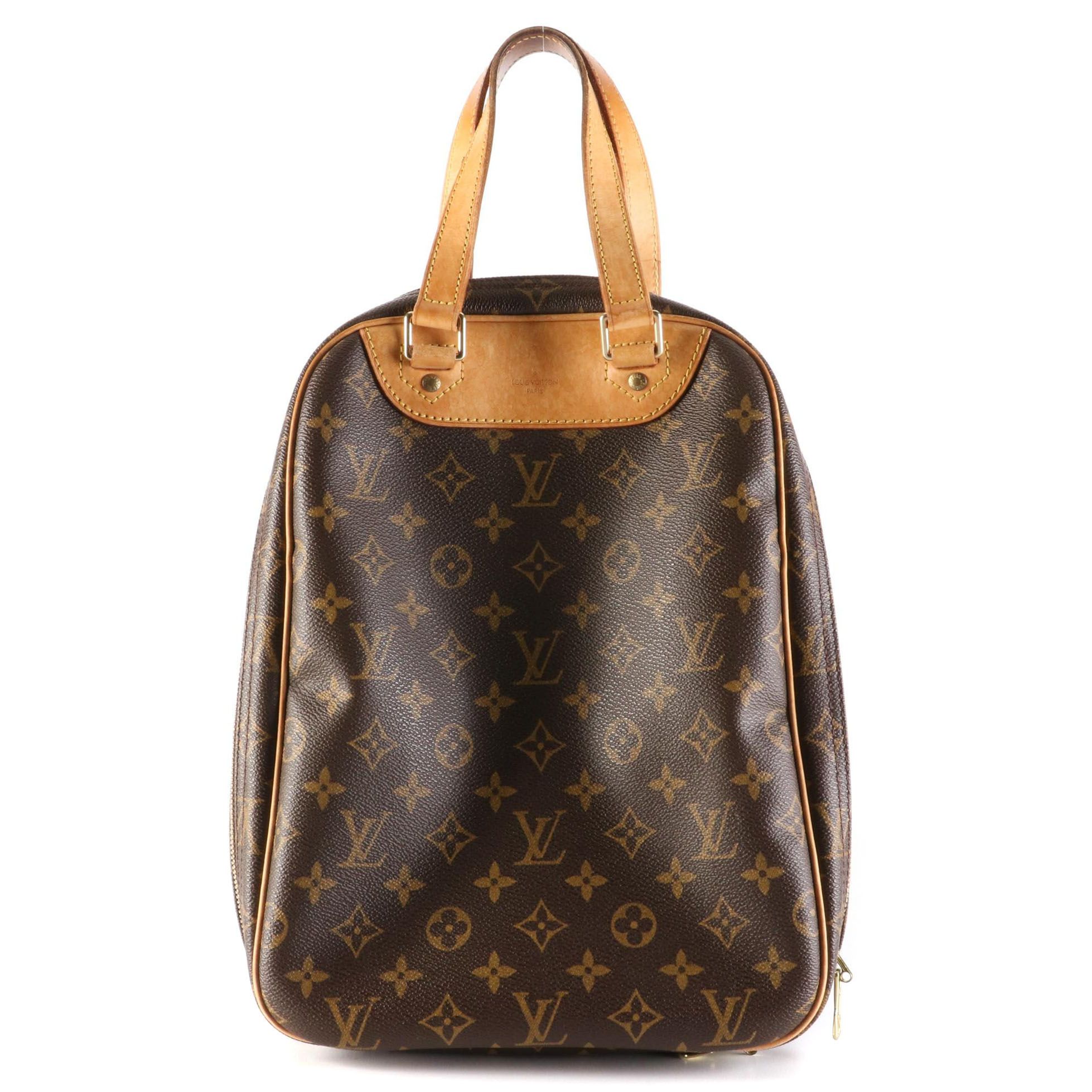Louis Vuitton Excursion Shoe Bag in Monogram Canvas and Vachetta Leather