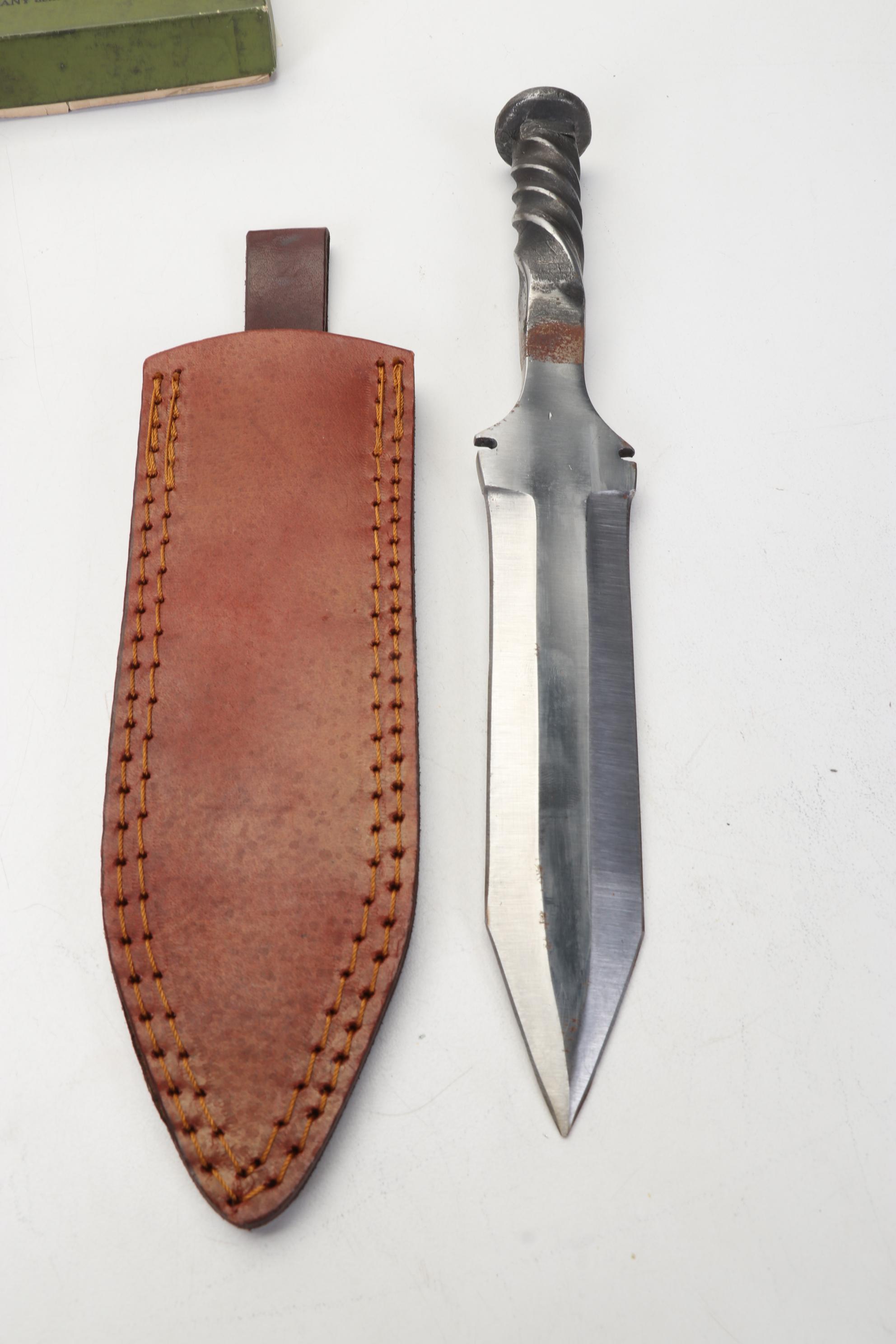 Fishing Lures with Knife, Decanter, Diecast Car, More Collectibles, Late 20th C.