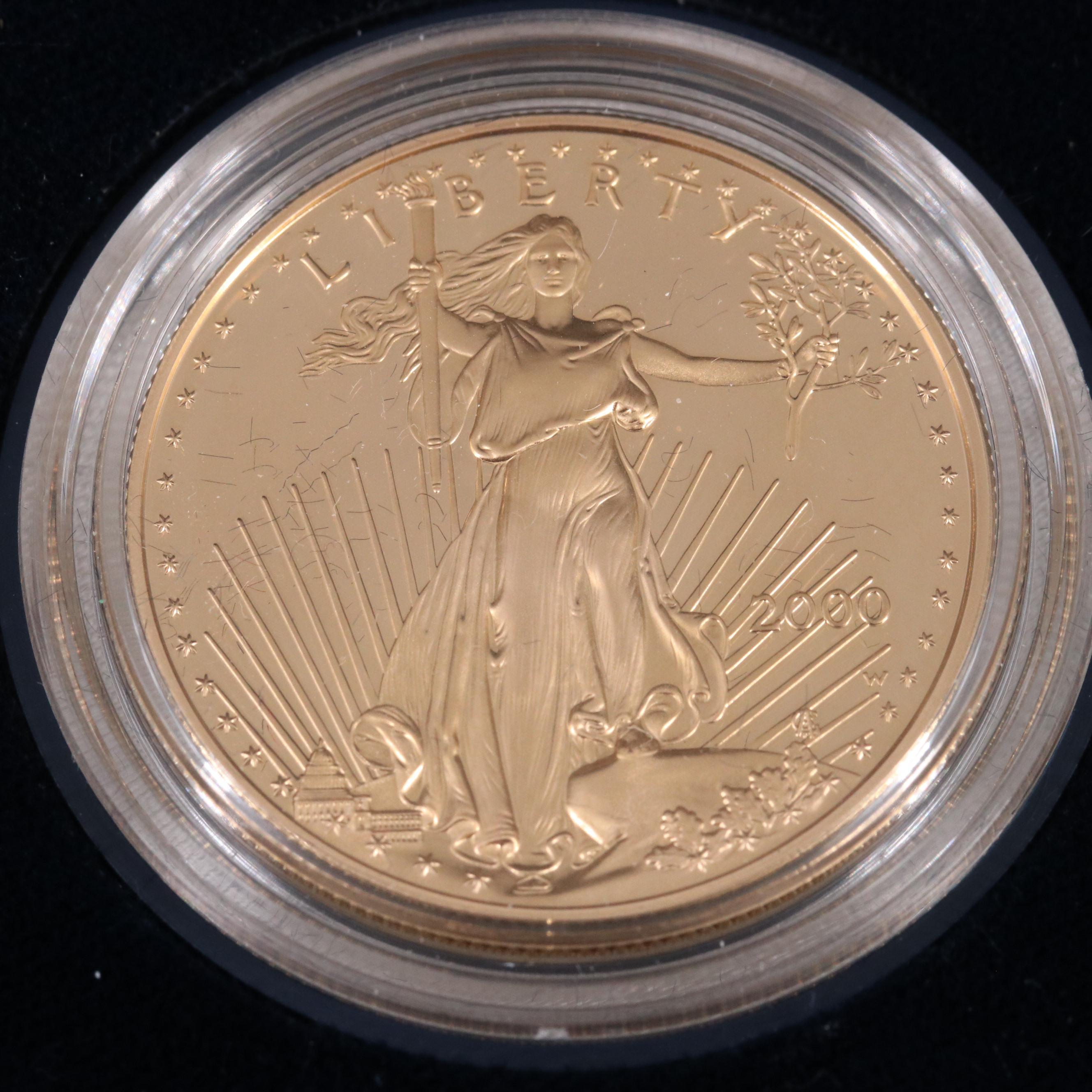 2000-W American Eagle Gold Bullion Coins Proof Set