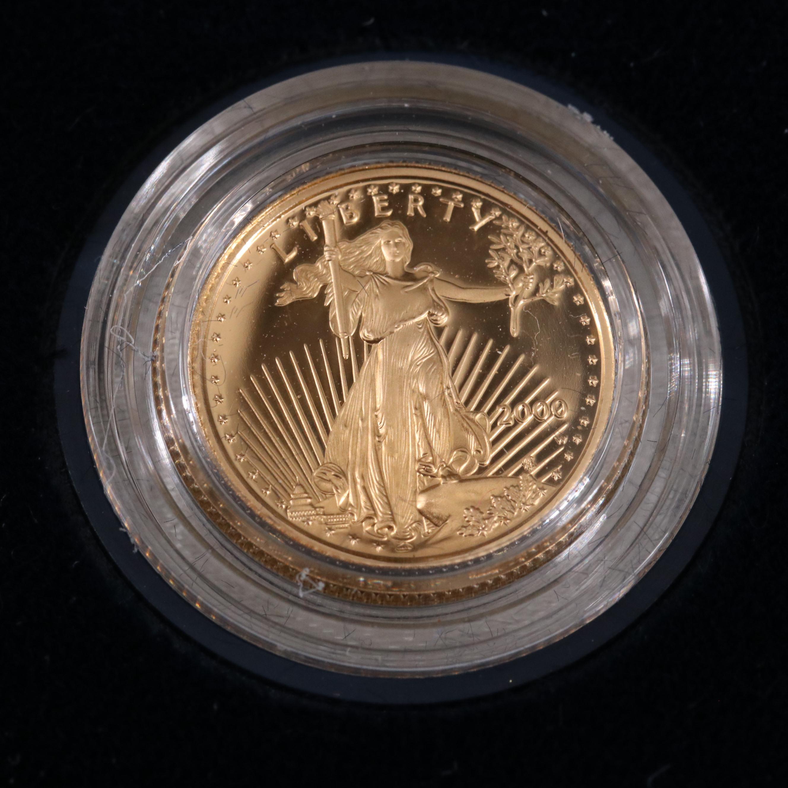 2000-W American Eagle Gold Bullion Coins Proof Set