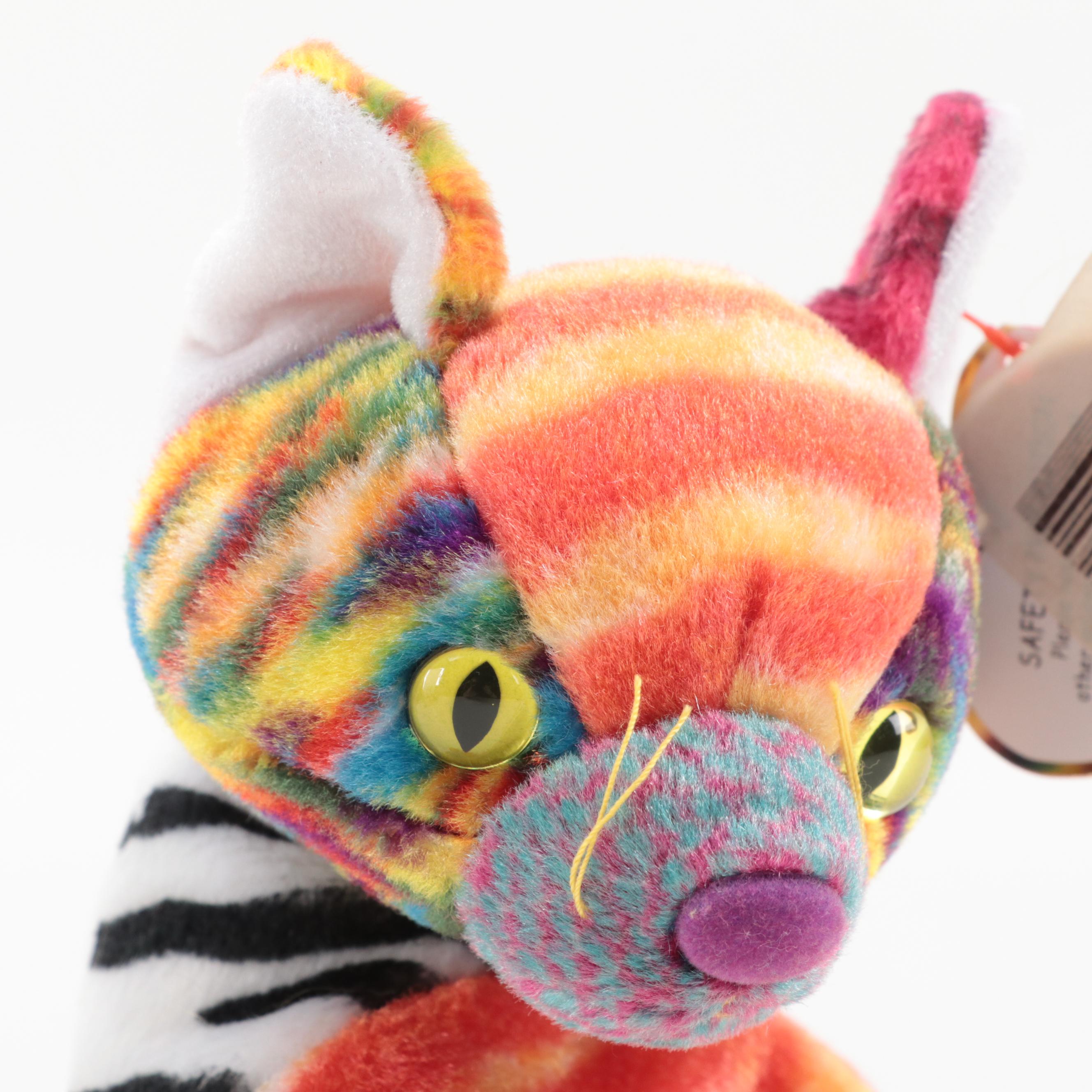 Ty Beanie Babies Including Color Me Beanie, Haunt, Kaleidoscope, and More