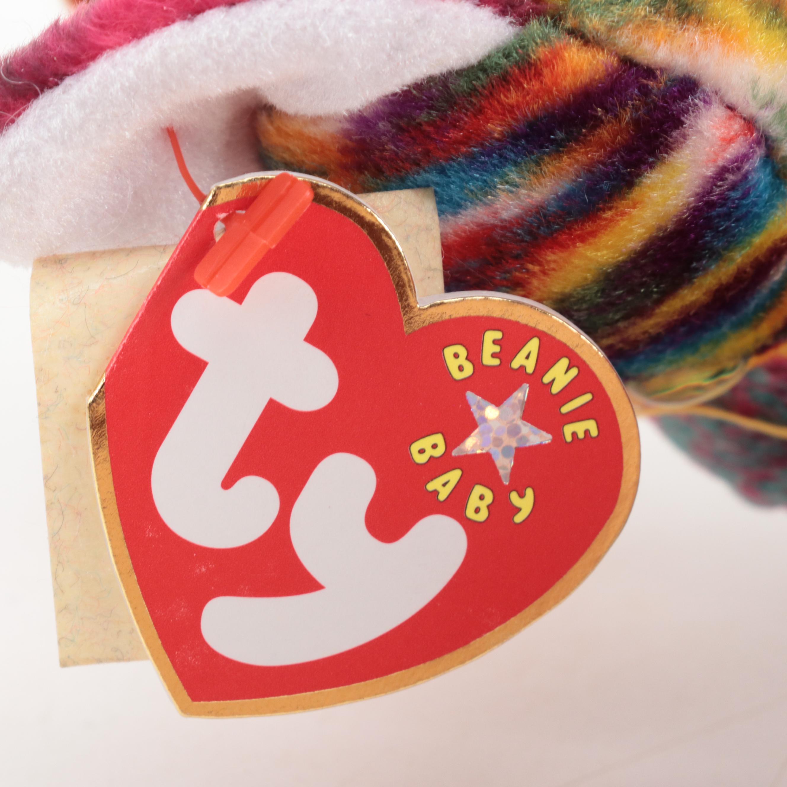 Ty Beanie Babies Including Color Me Beanie, Haunt, Kaleidoscope, and More