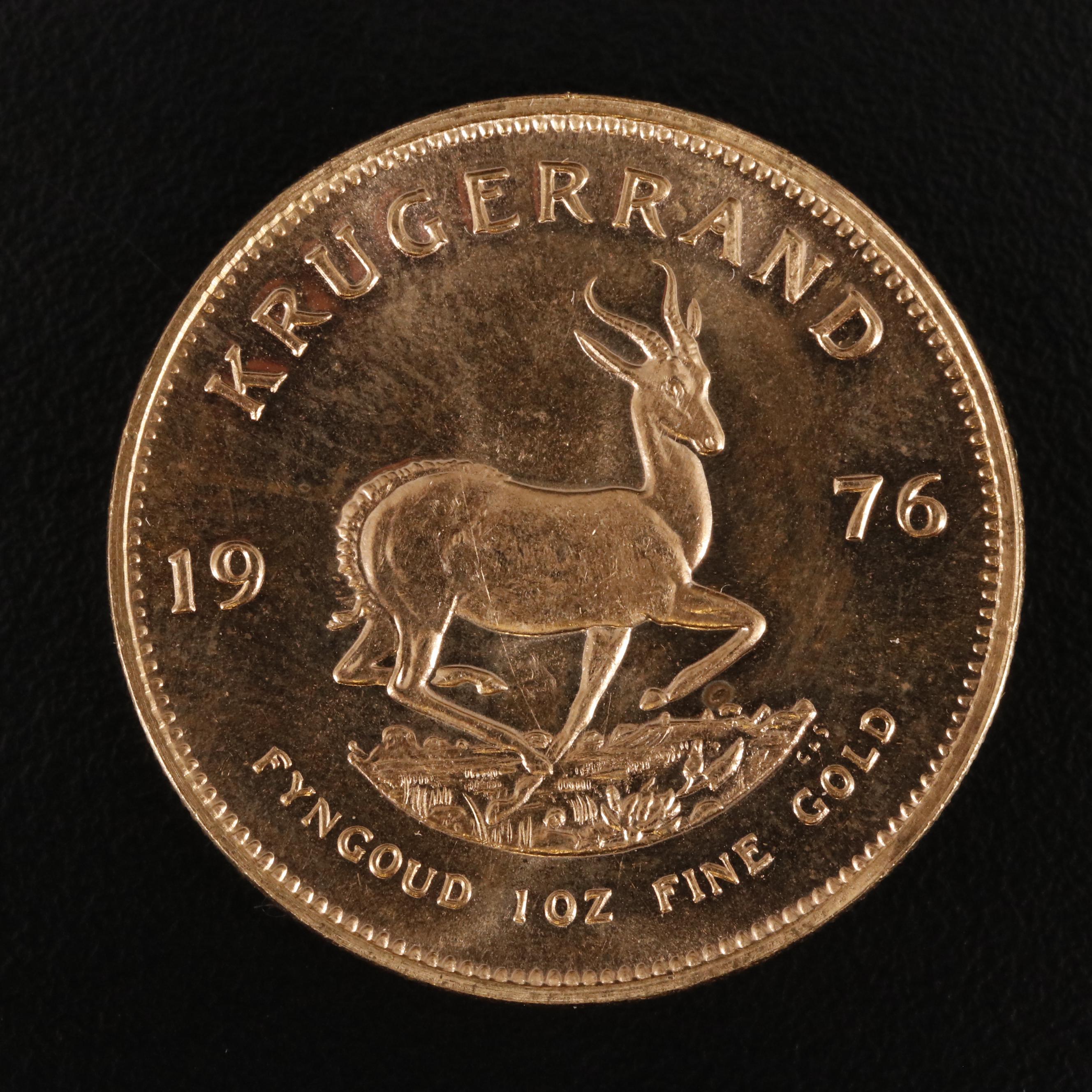 1976 South Africa Krugerrand 1oz. Gold Bullion Coin