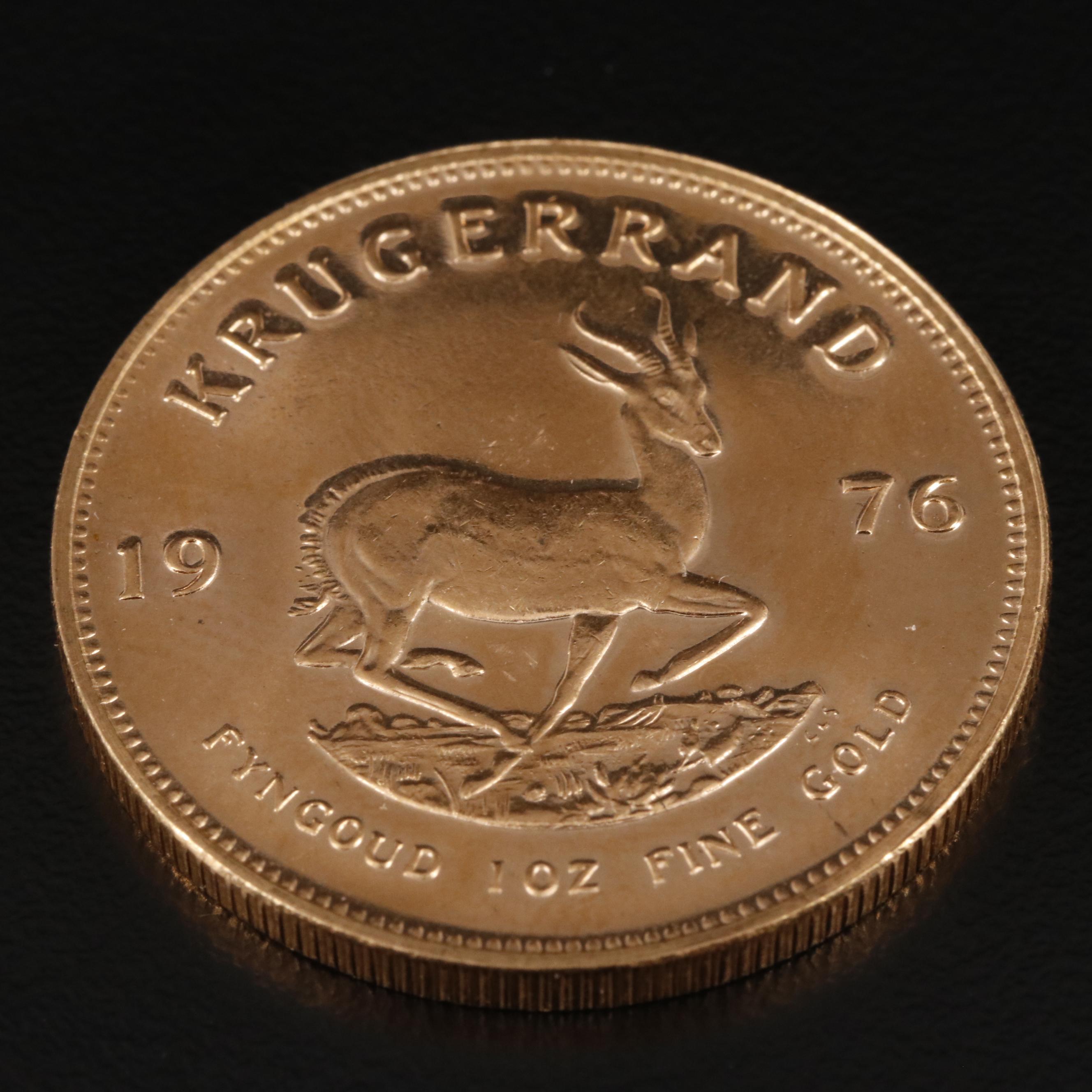 1976 South Africa Krugerrand 1oz. Gold Bullion Coin