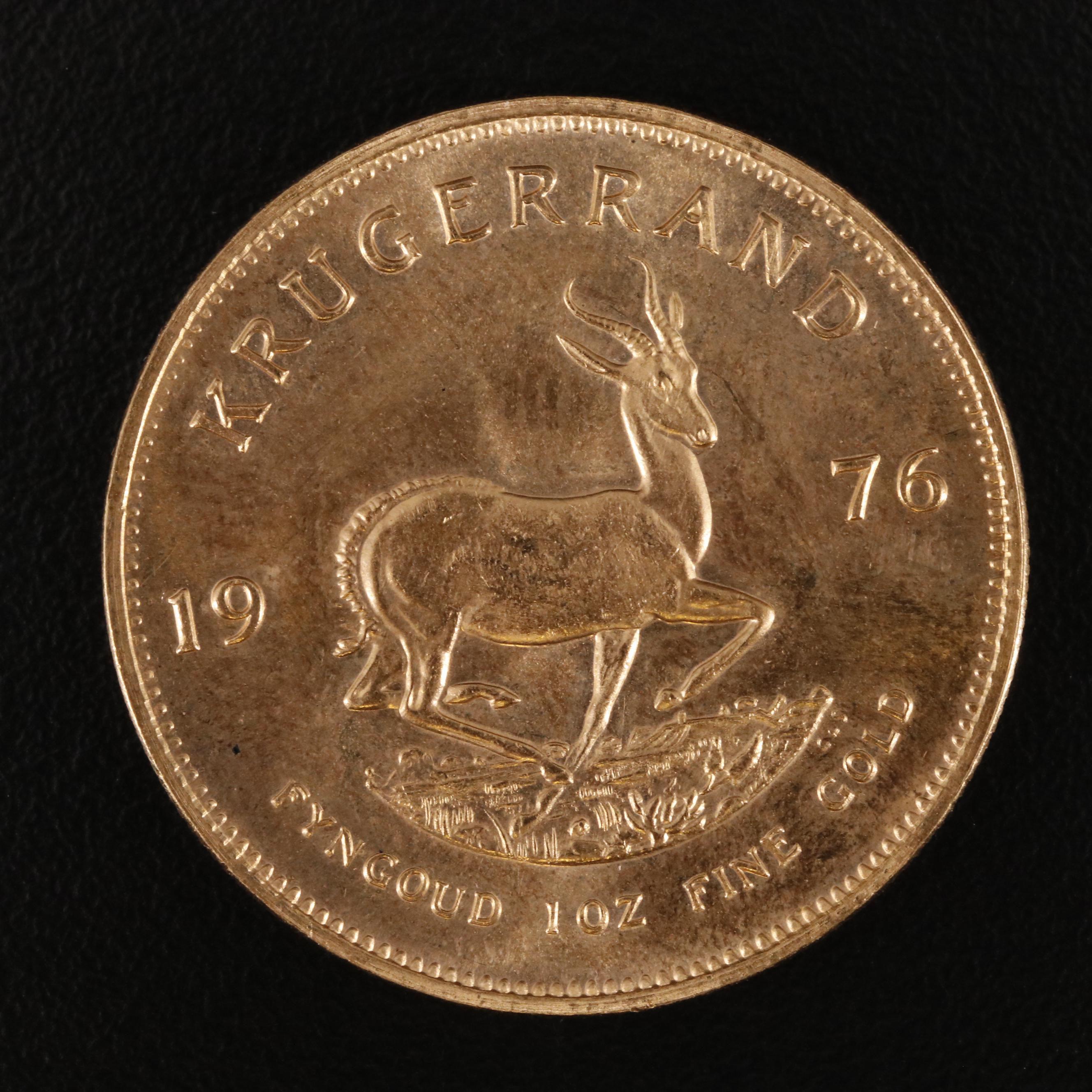 1976 South Africa Krugerrand 1oz. Gold Bullion Coin