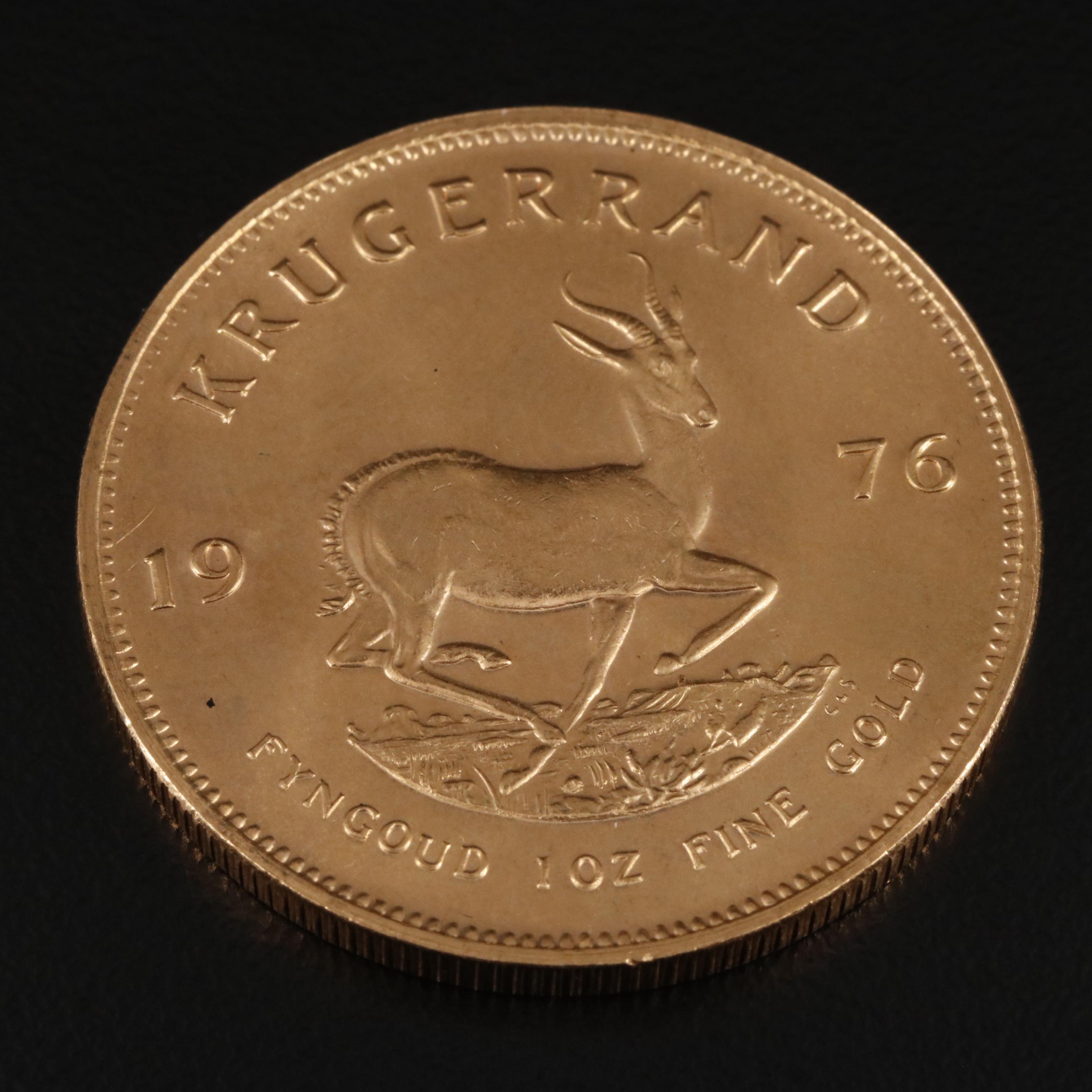 1976 South Africa Krugerrand 1oz. Gold Bullion Coin